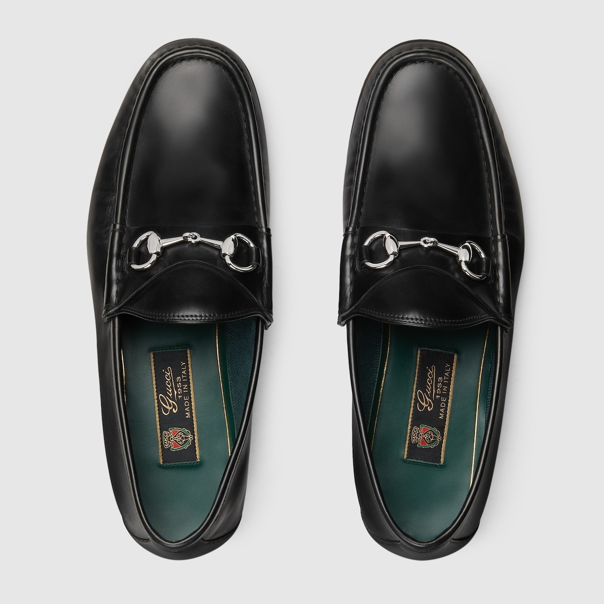 Men's rhodium Horsebit loafer - 7
