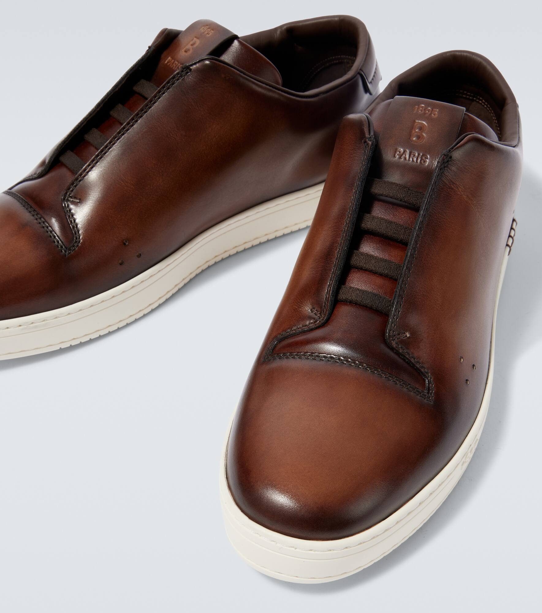 Playtime leather slip-on sneakers - 3