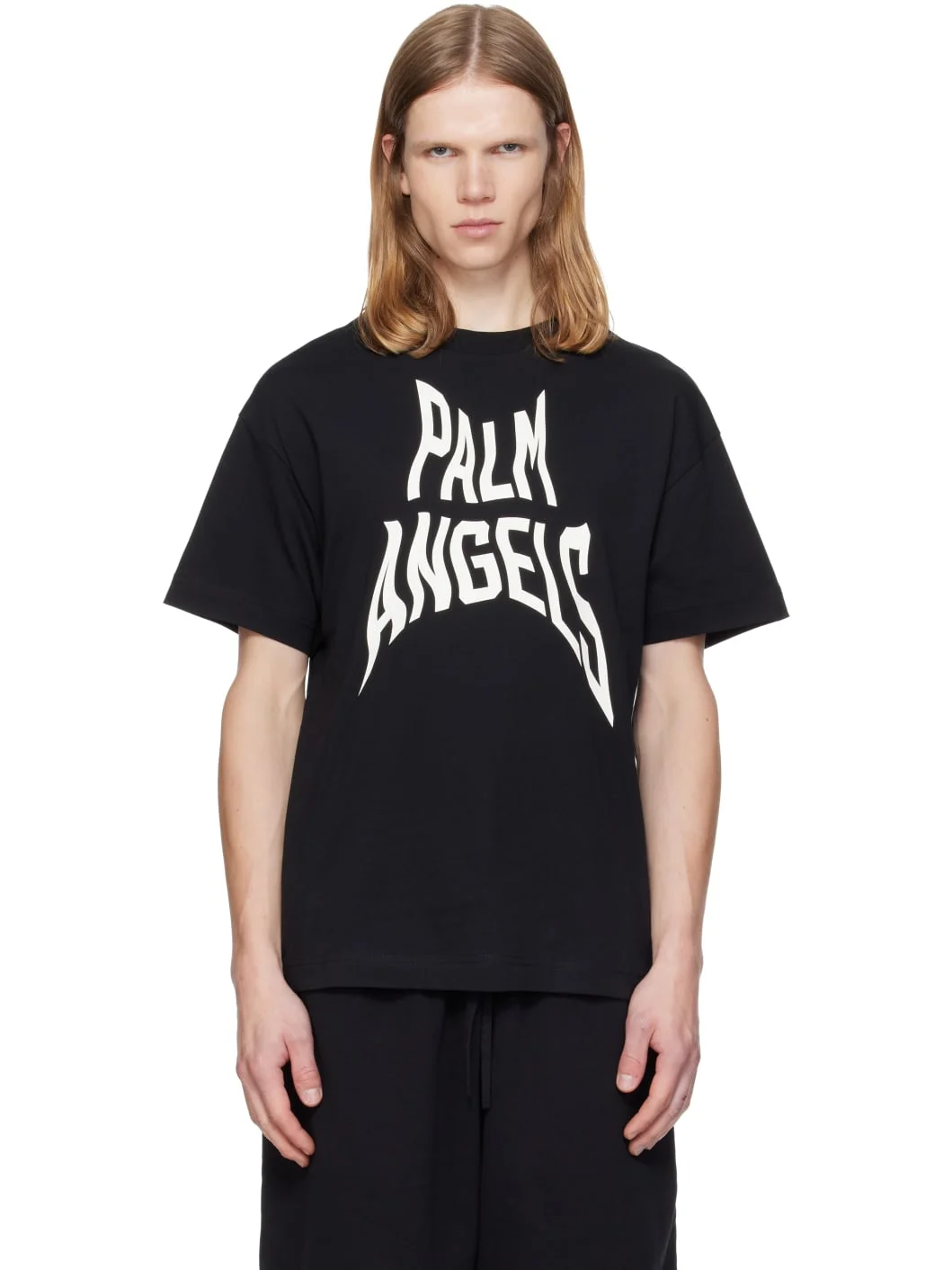 Black Distorted Regular T-shirt - 1