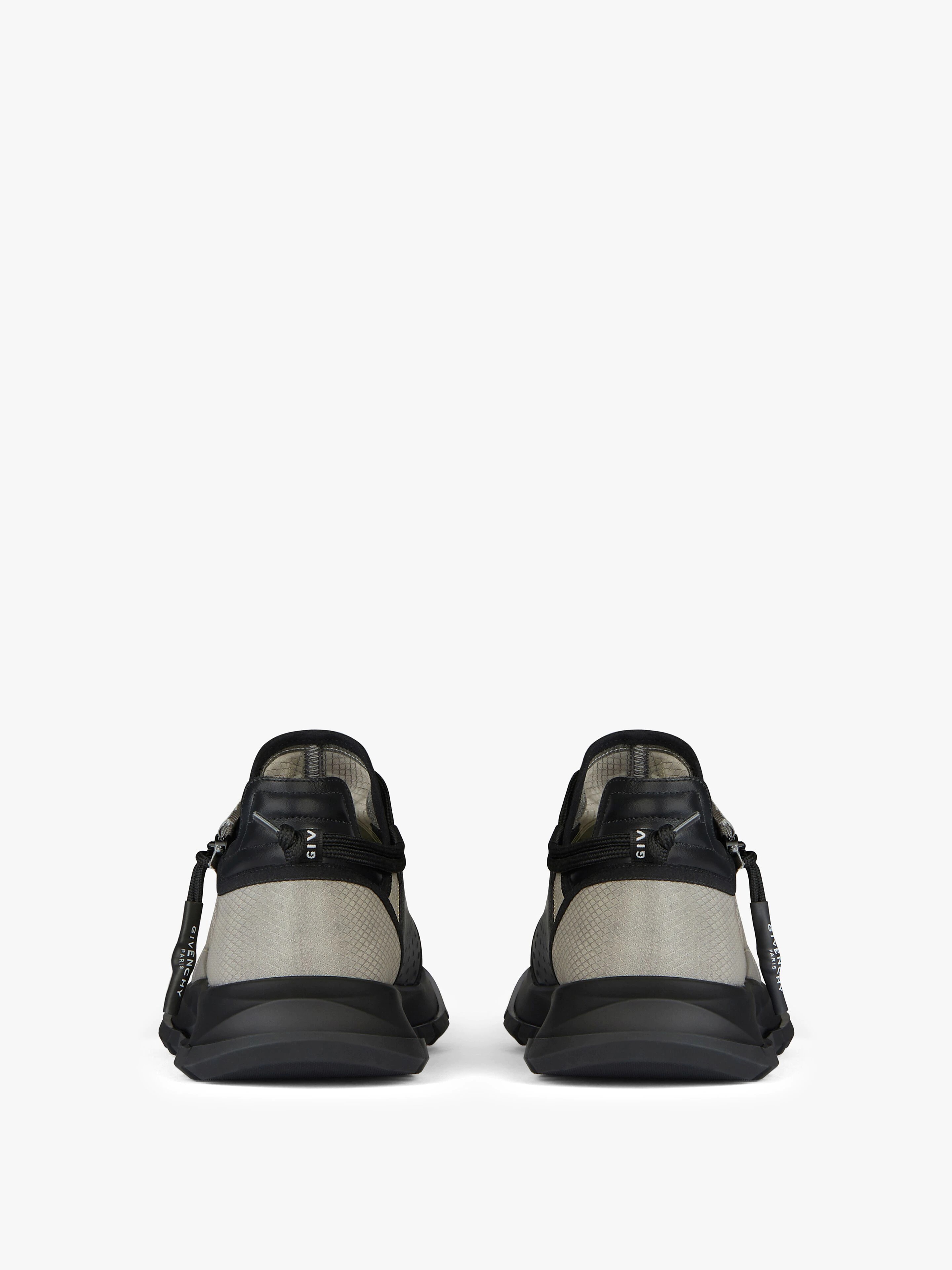 SPECTRE SNEAKERS IN MESH AND LEATHER WITH ZIP - 7