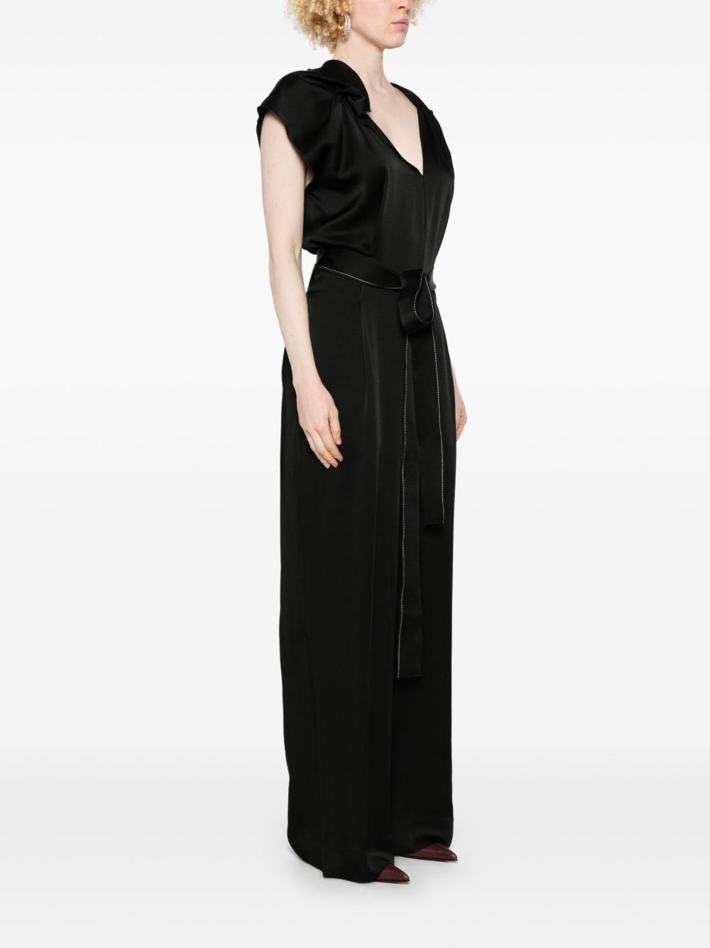 draped jumpsuit - 3