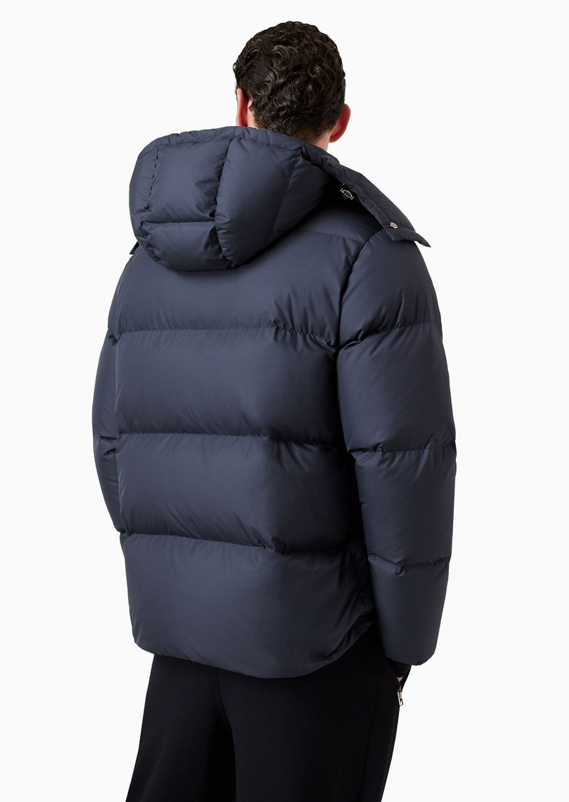 Hooded bomber jacket with goose-down padding ASV 3