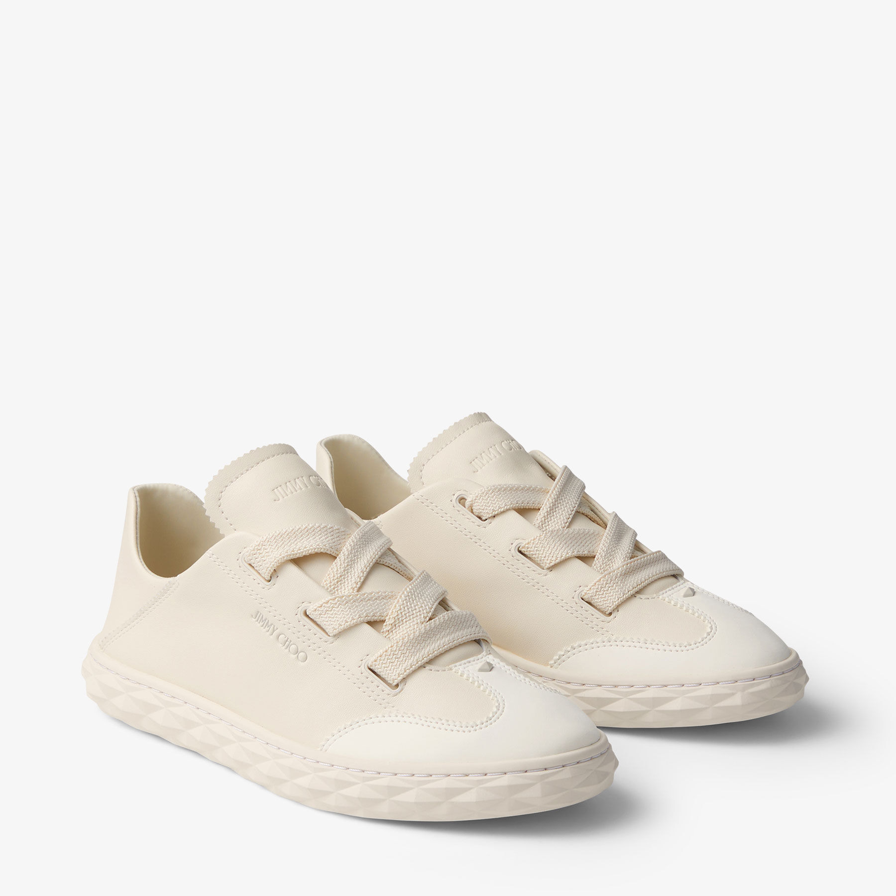 Diamond Light Flex/f
Latte Leather Trainers - 5
