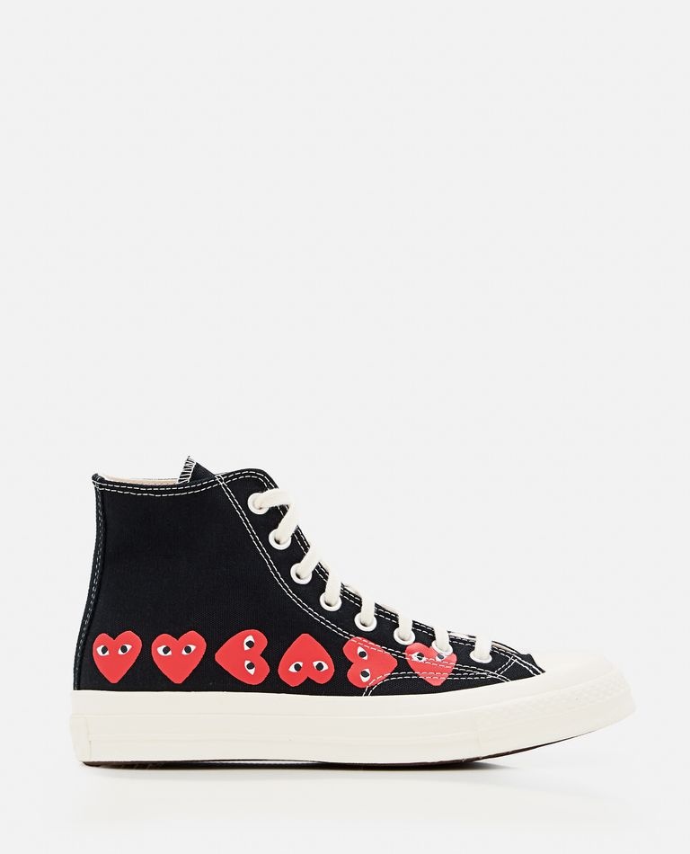 COMME DES GARÇONS X CONVERSE HIGH-TOP SNEAKERS - 1