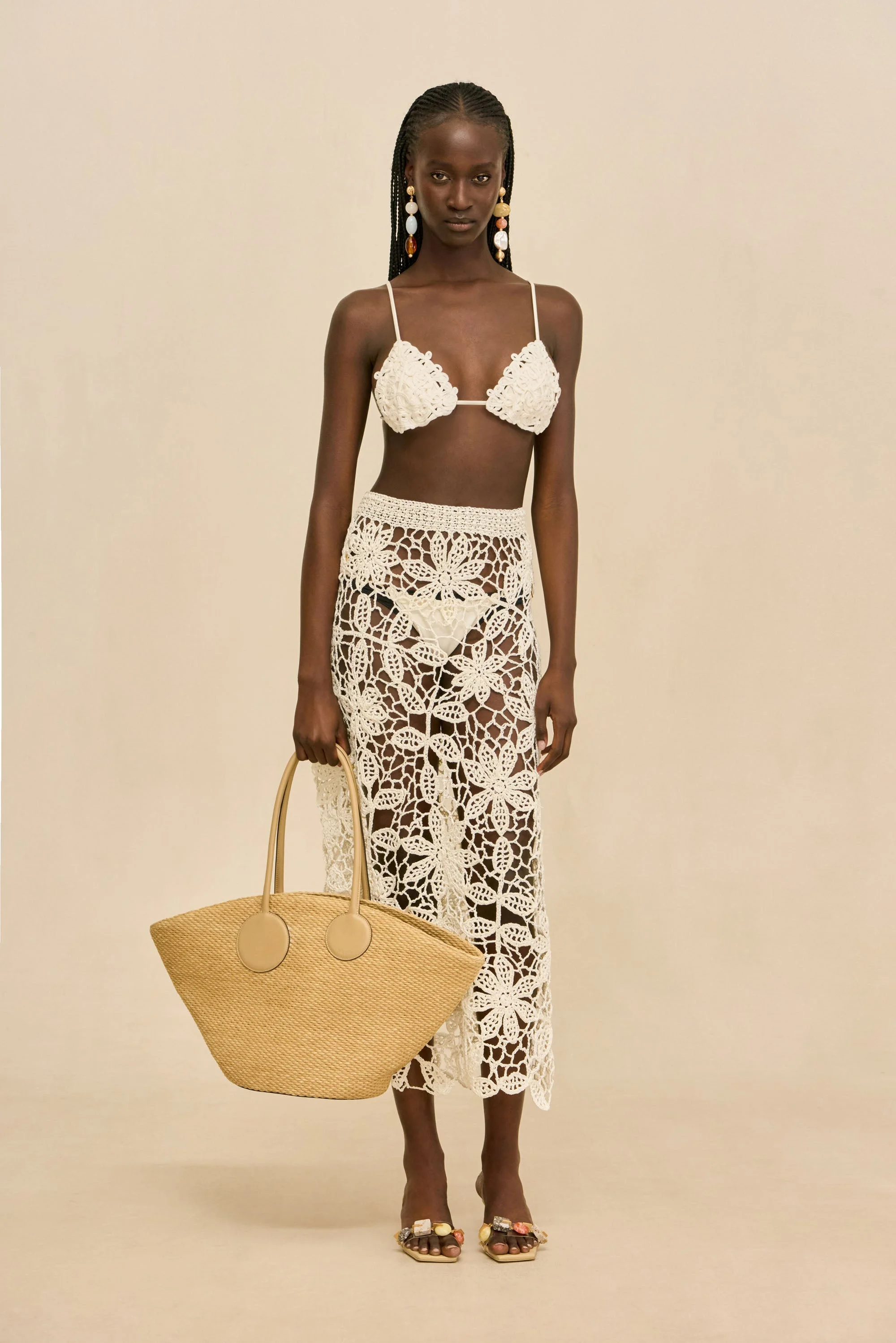 AMINA CROCHET SKIRT - 1