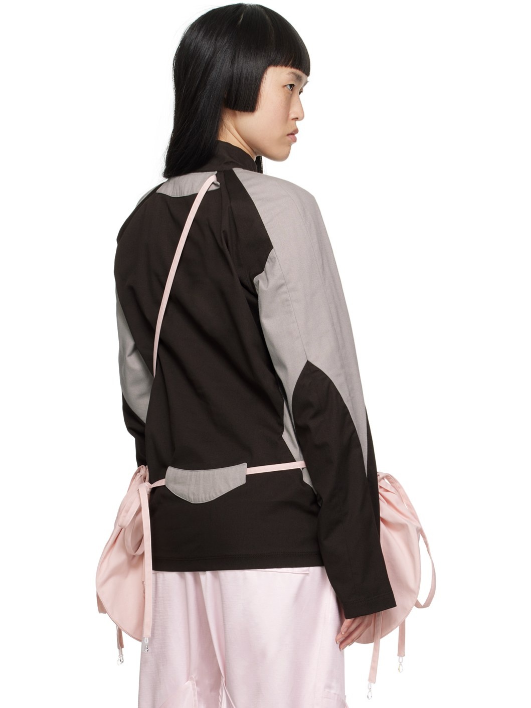 Brown & Gray Pouch Polo - 3