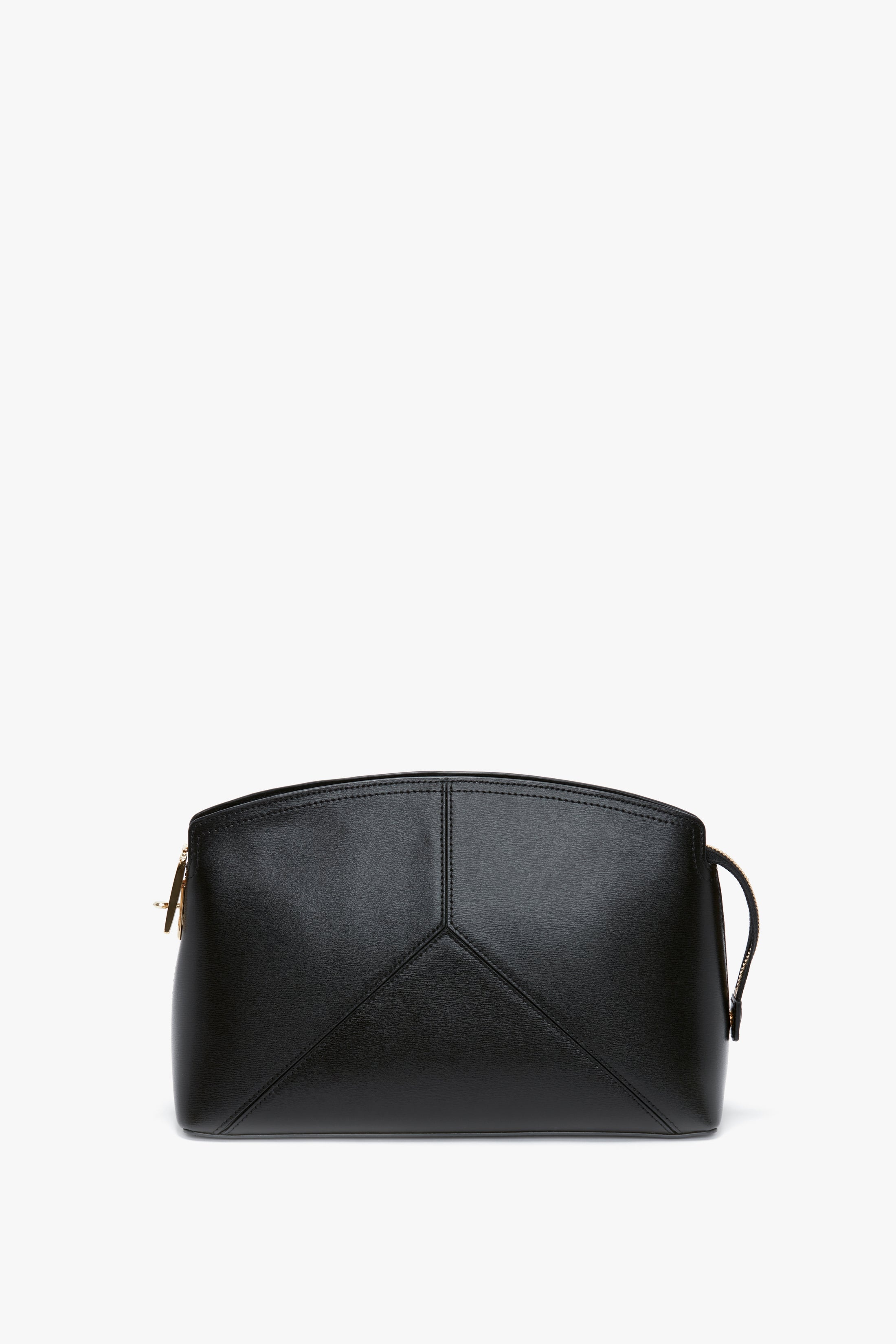 Victoria Clutch Bag In Black Leather - 4