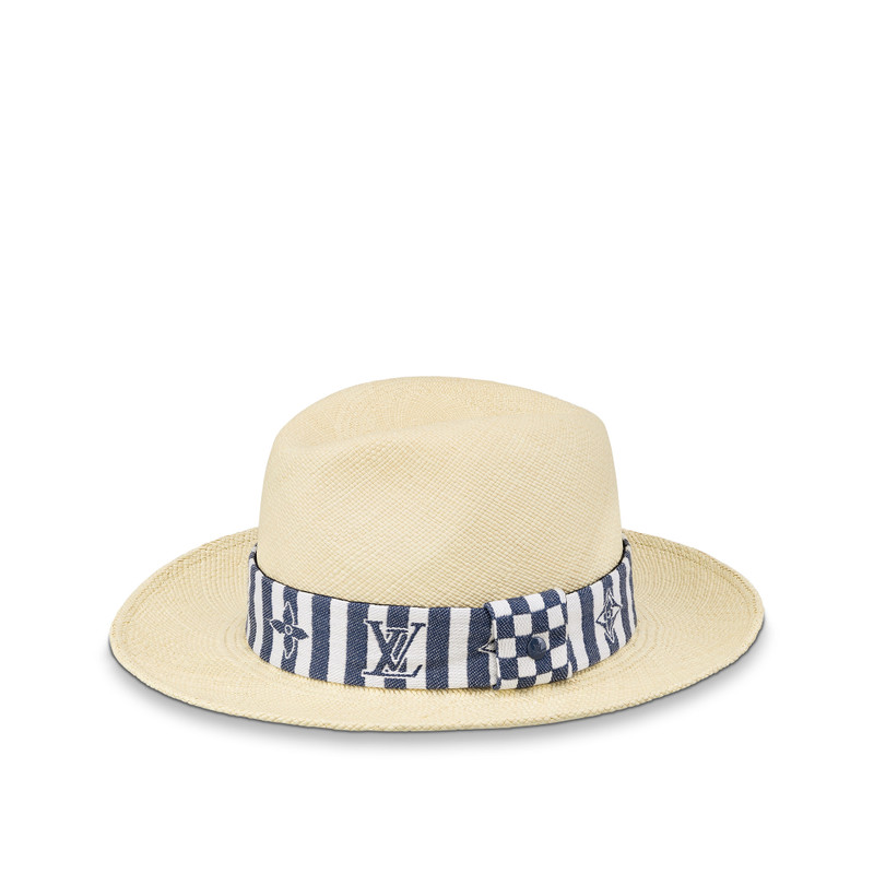 LV Graphical Straw Hat 1