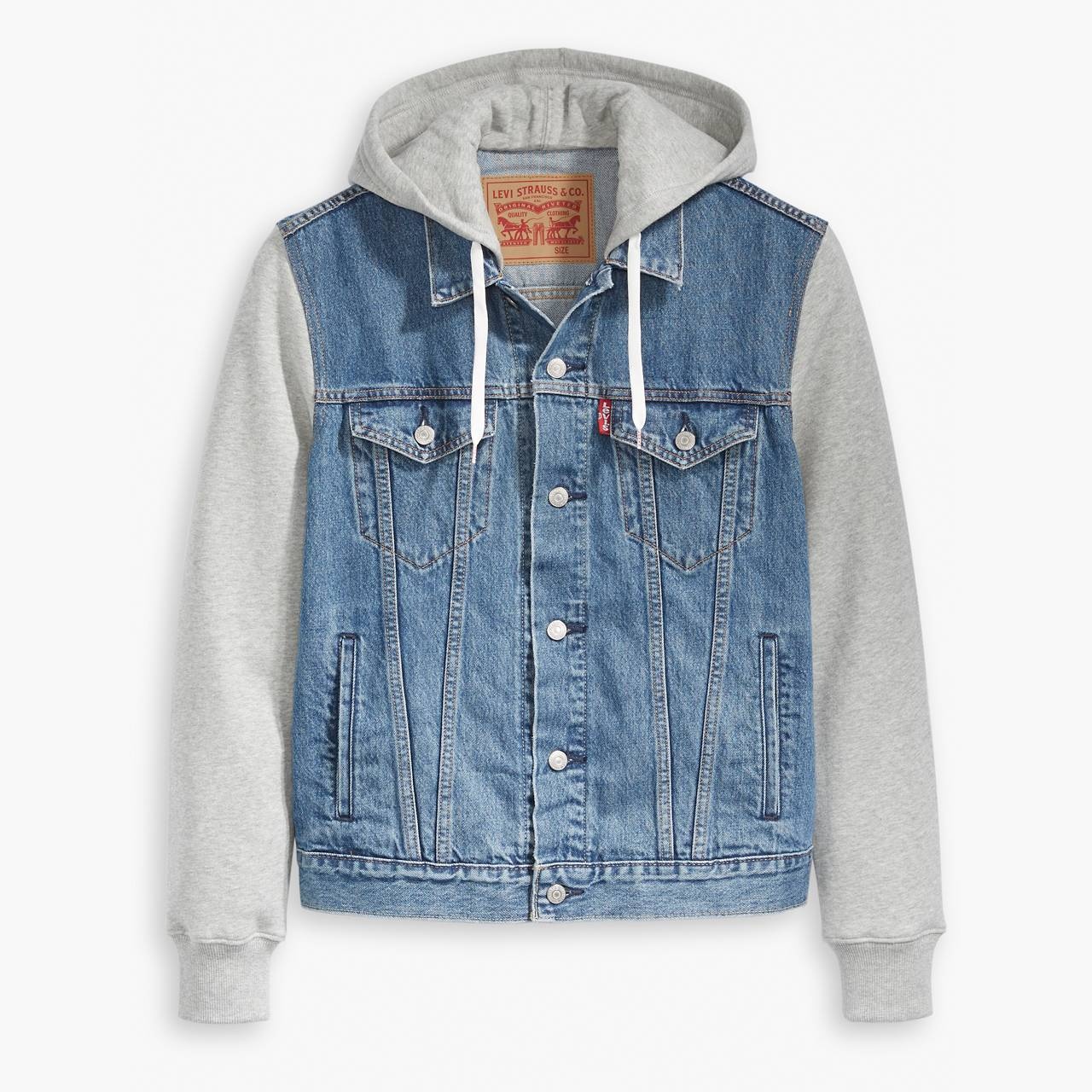 HYBRID HOODED TRUCKER JACKET - 3