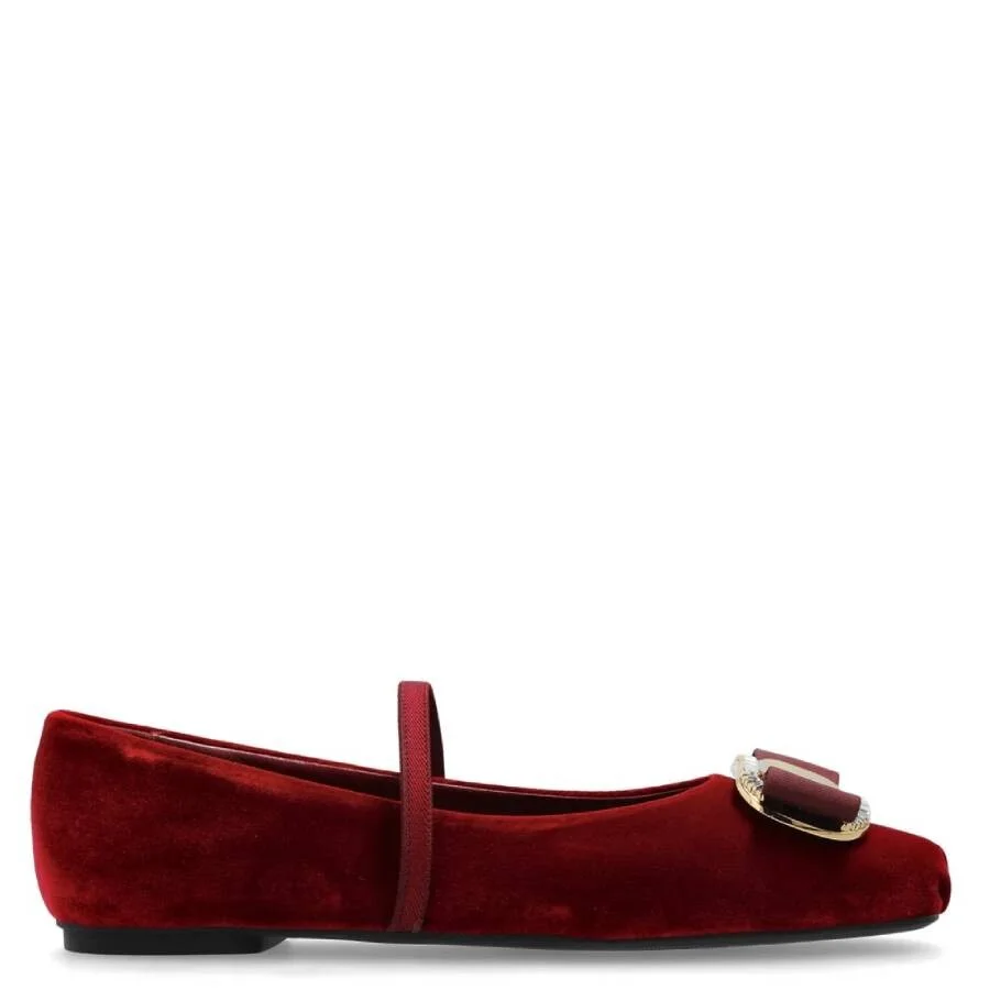 Ferragamo New Vara Plate Ballet Flats - 1