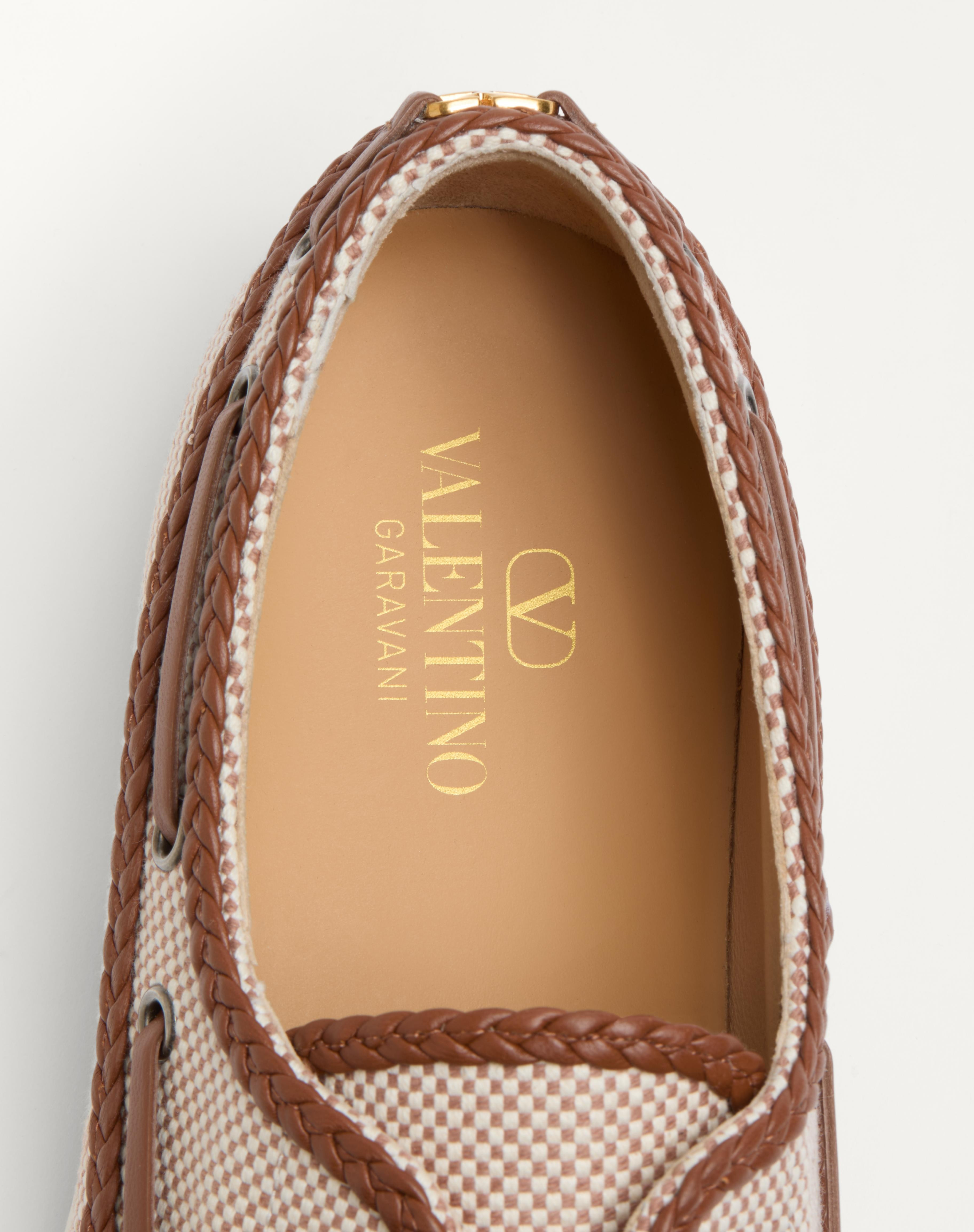 PALM AVENUE CANVAS AND NAPPA BOAT SHOE - 4
