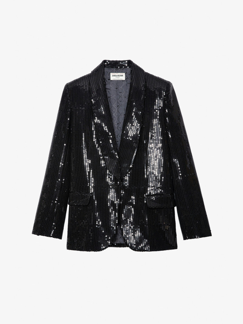 Vive Sequin Blazer 1