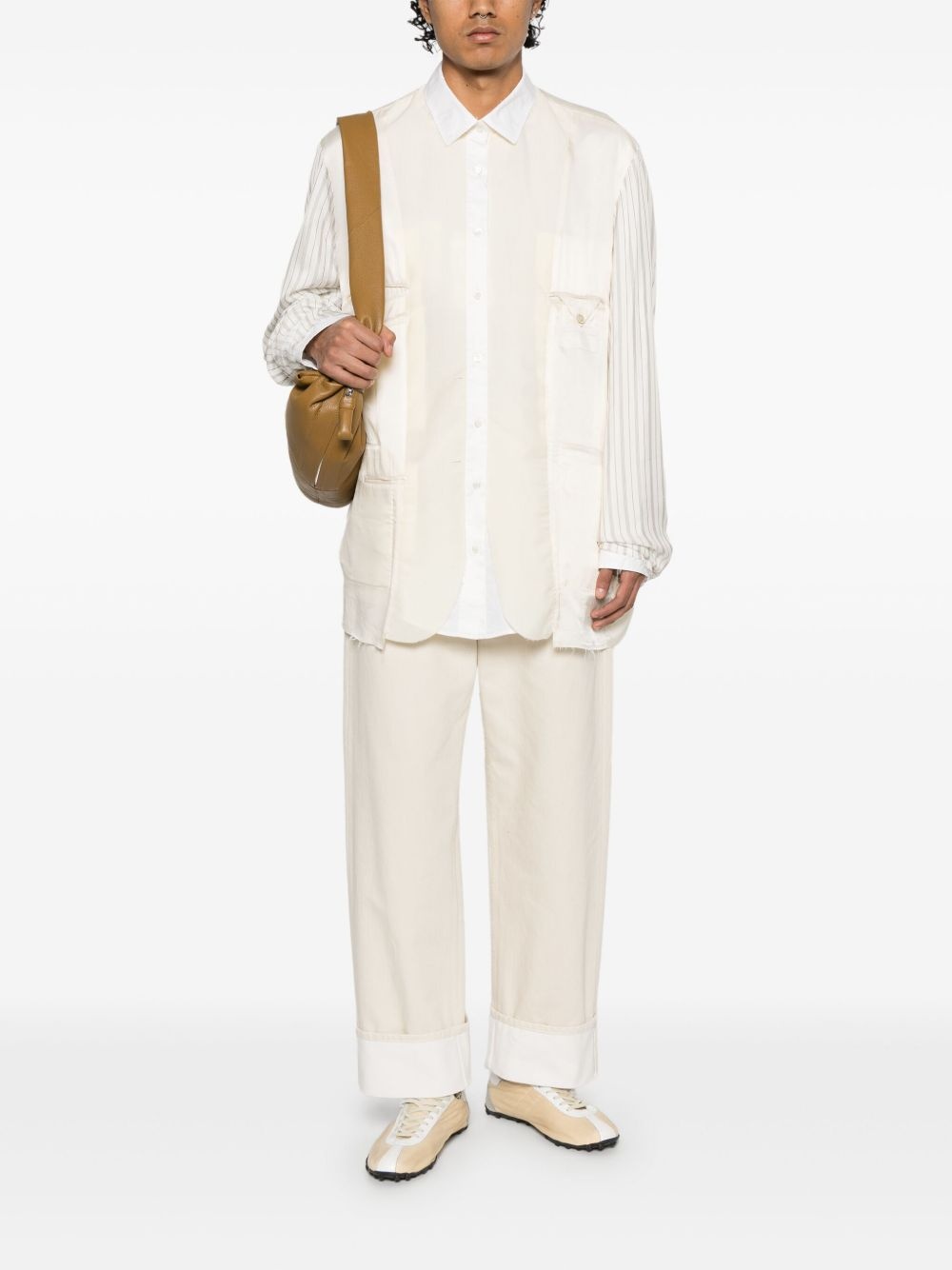 PANELLED SHIRT JACKET - 5