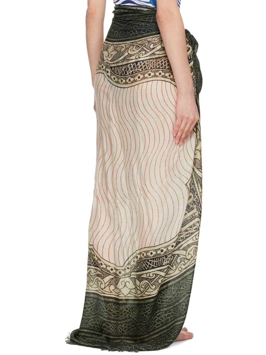 Green & Off-White 'The Cartouche' Cover Up - 3