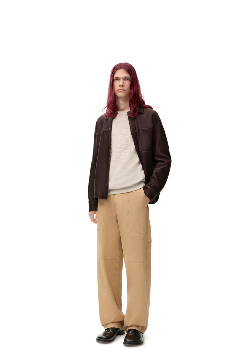 Loewe Overshirt in nappa lambskin outlook