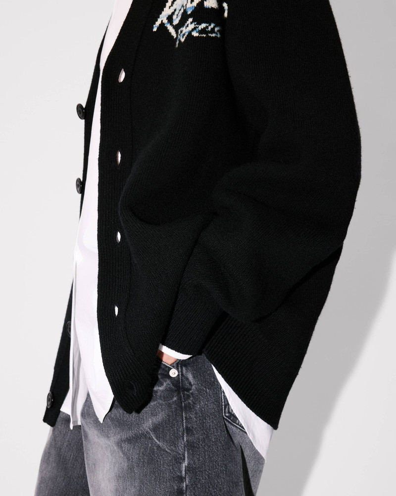 'Kenzo x Futura 2000' genderless cardigan in wool 8