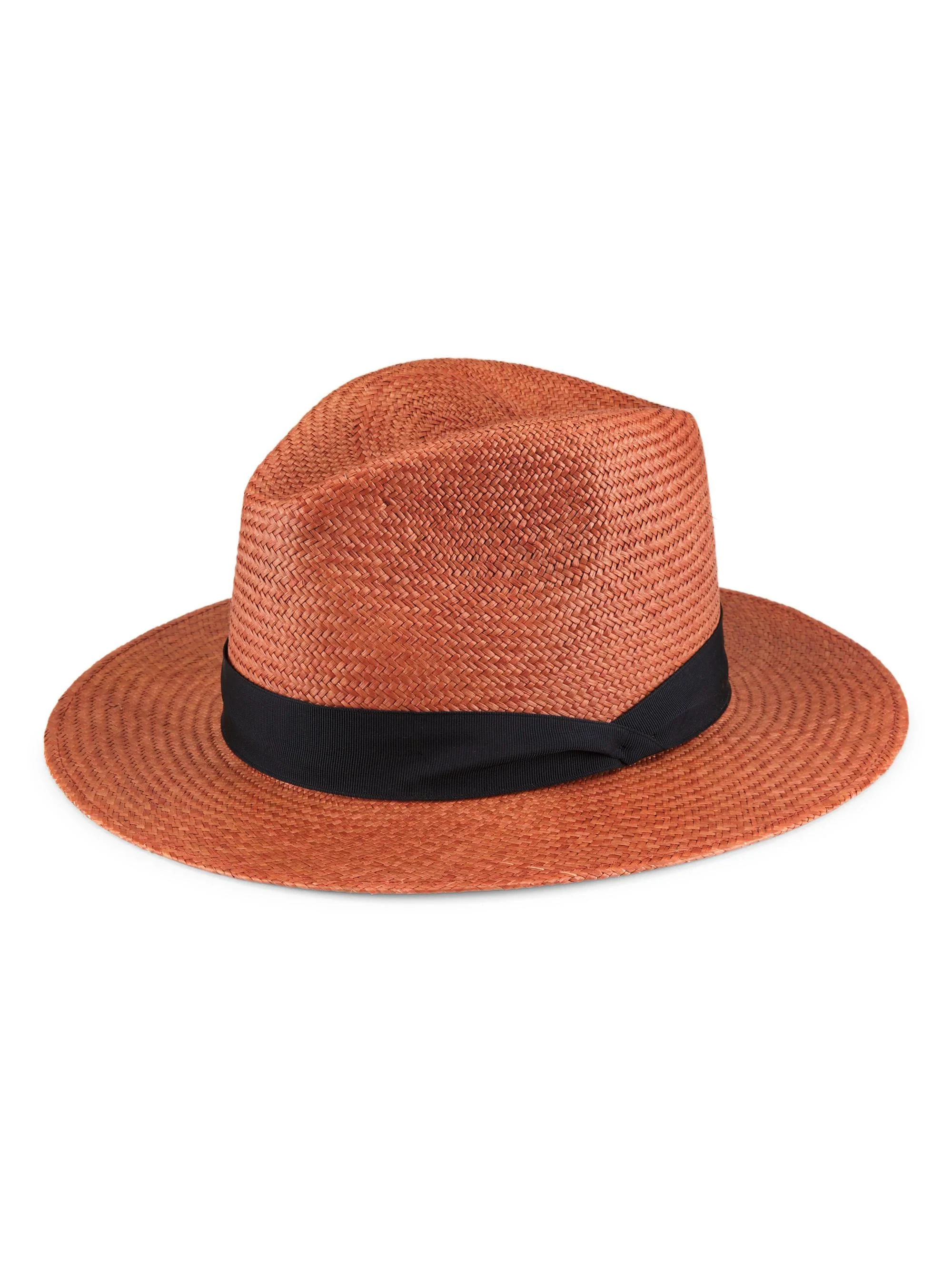 Women's Panama Straw Hat - Caramel - 1