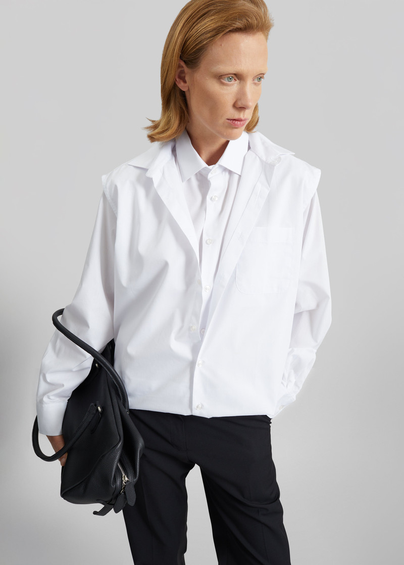 BETTTER Bettter Upside Down Shirt - White outlook