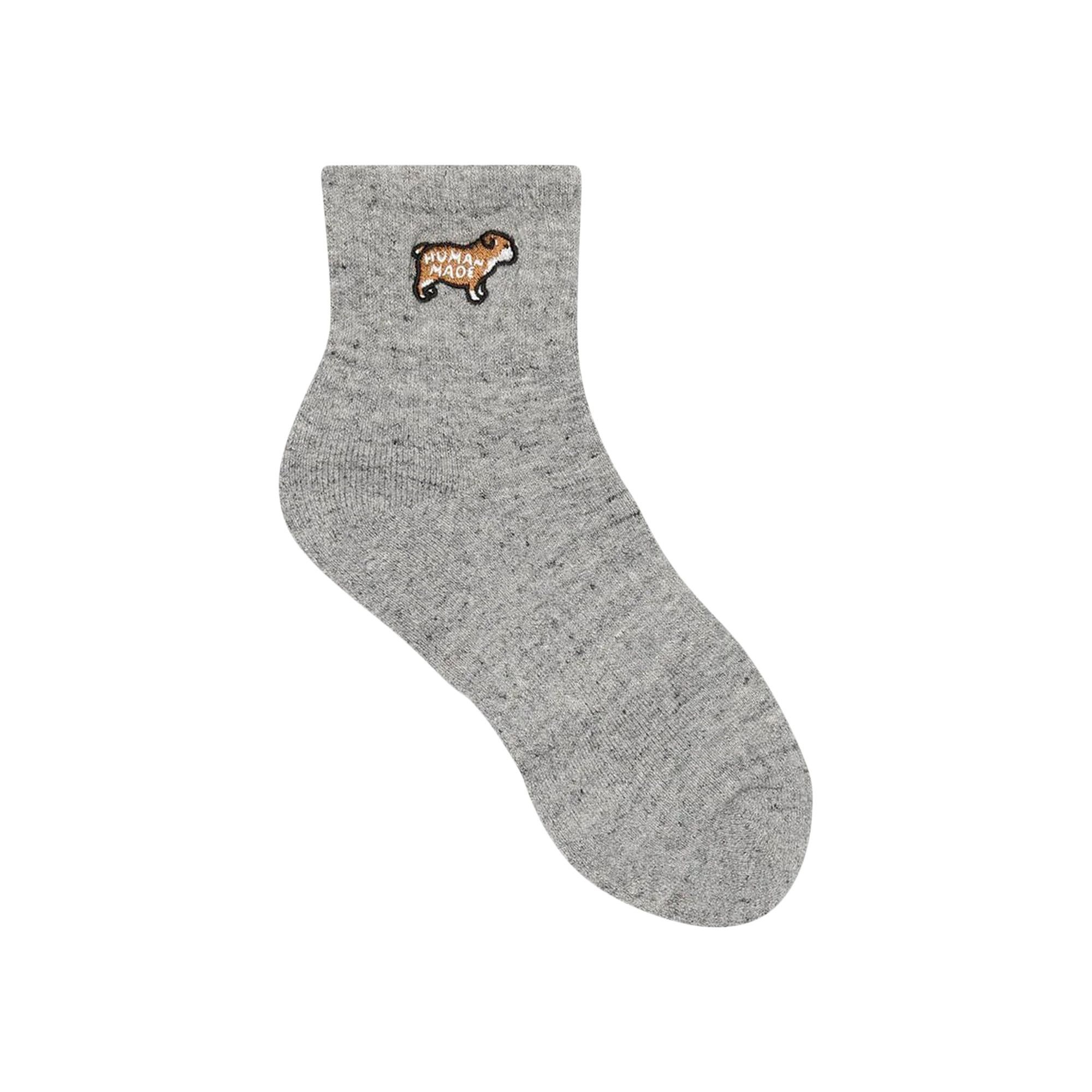 Human Made Short Pile Socks 'Grey' - 1