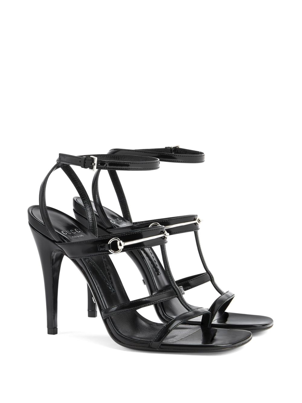 Horsebit slim heel sandals - 6