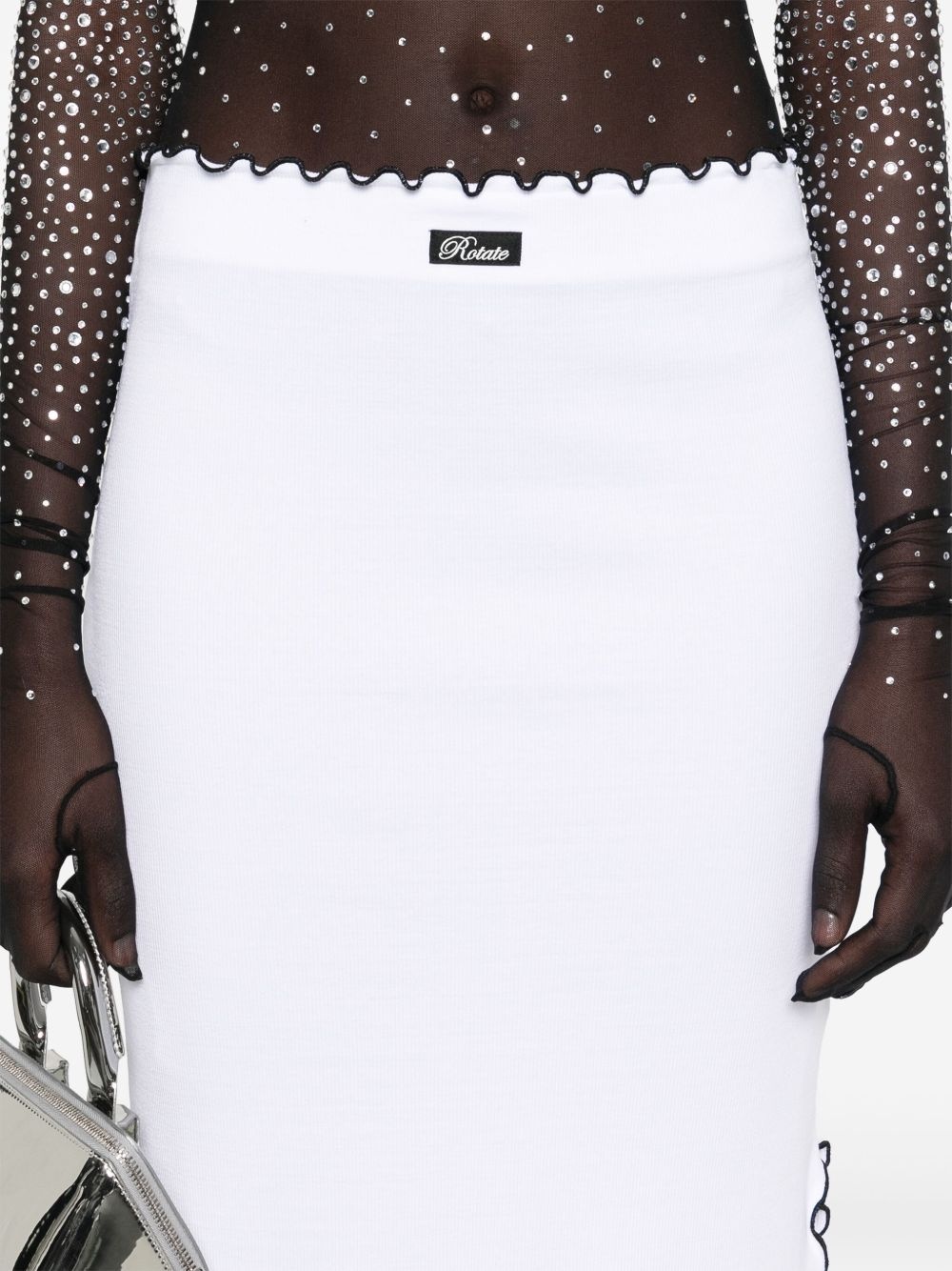 ribbed midi skirt - 5