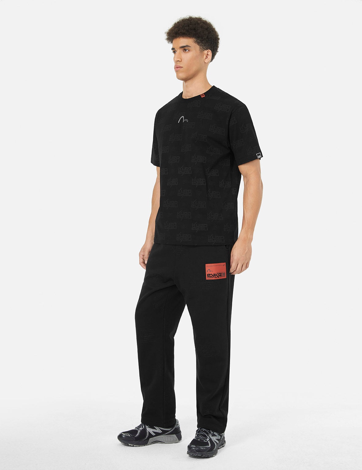 Allover logo print Fashion Fit T-shirt - 4