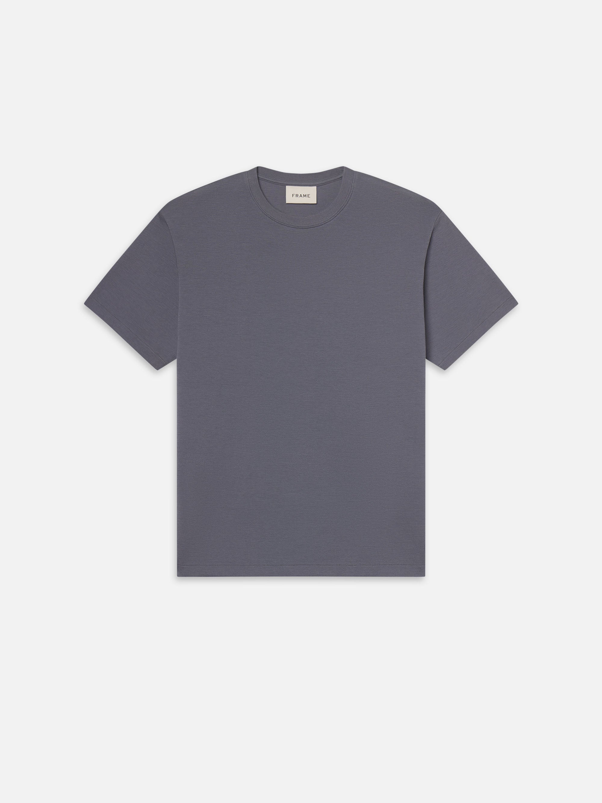 Duo Fold Tee in Smoky Blue - 1