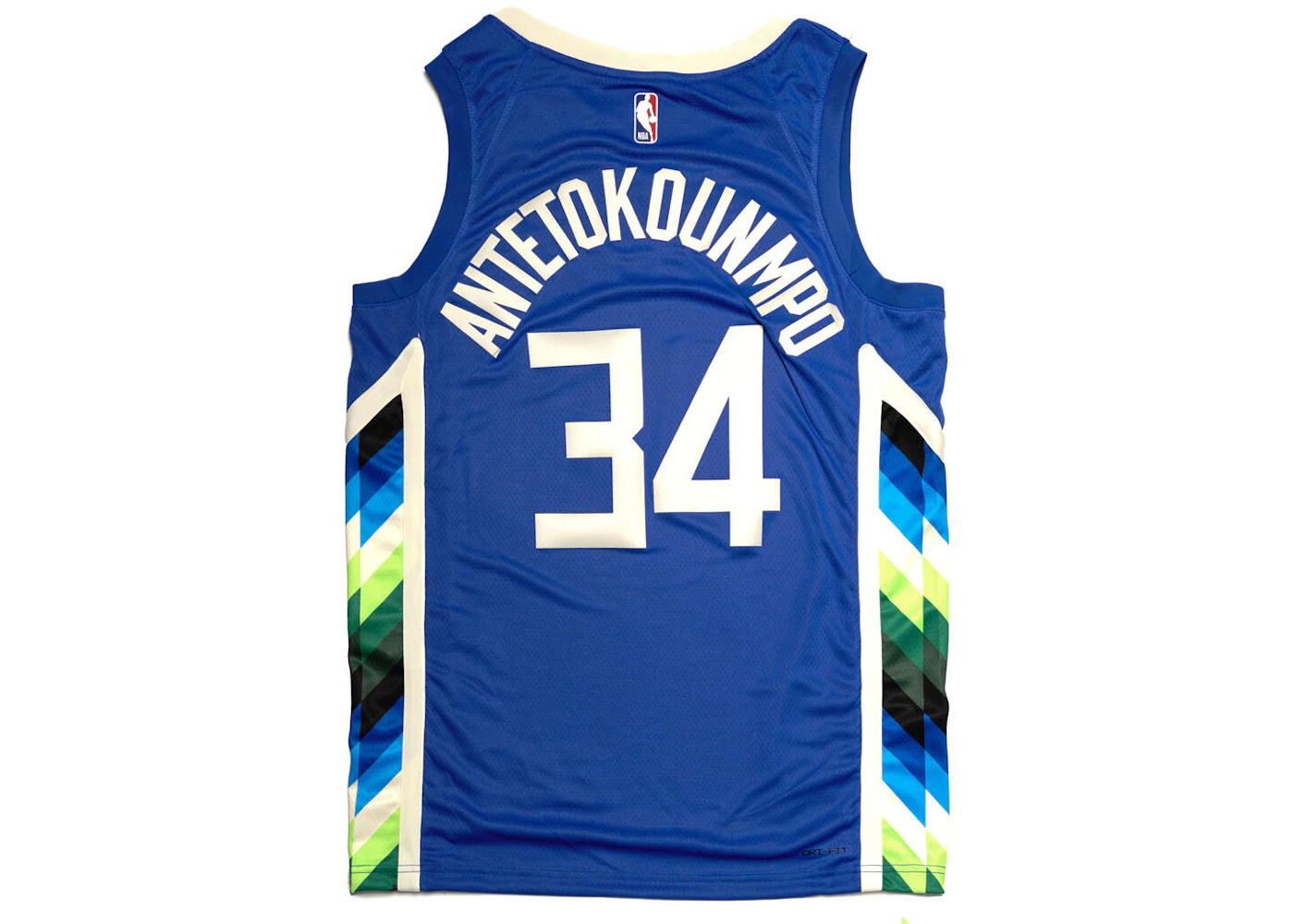 Nike NBA Antetokounmpo Milwaukee Bucks 2022 Jersey Blue - 2