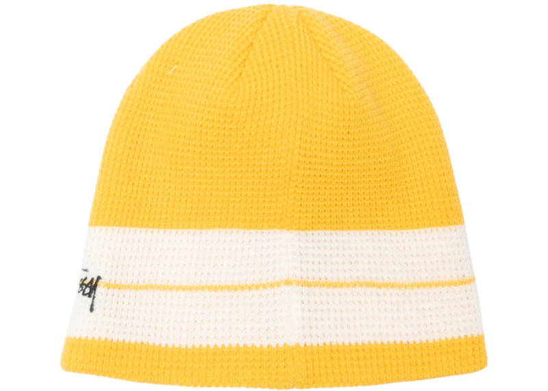 Stüssy Stussy Varsity Star Stripe Skullcap Gold outlook