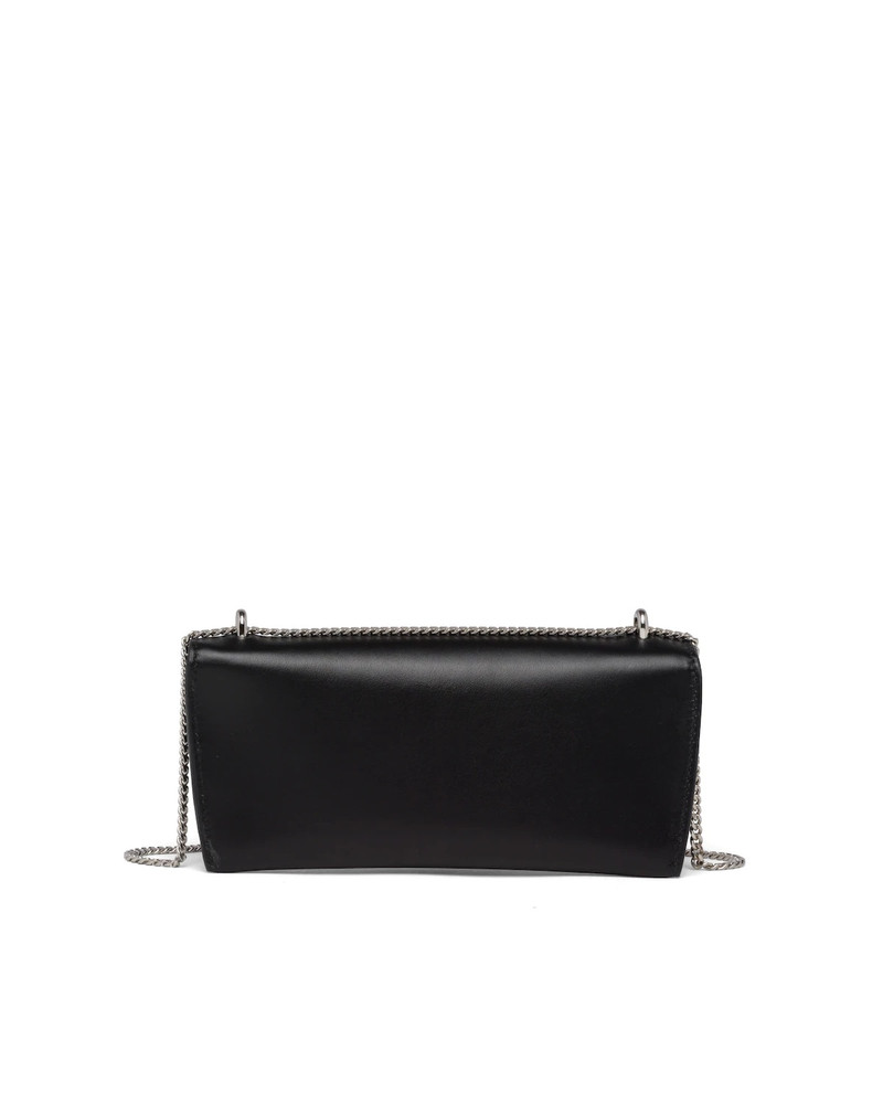 Leather envelope clutch with shoulder strap 3