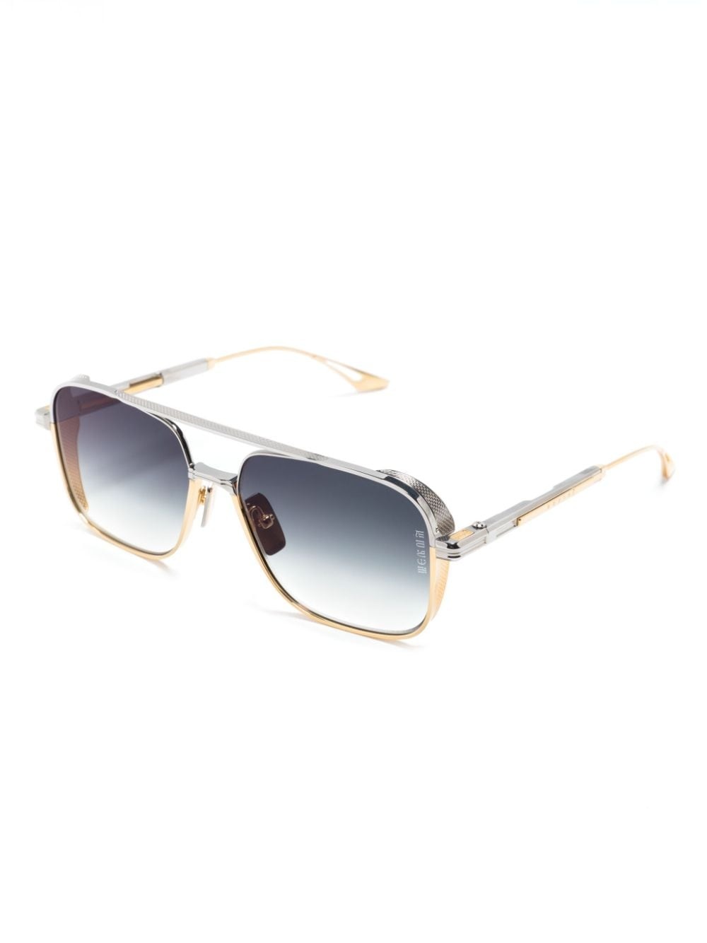 square-frame titanium sunglasses - 2