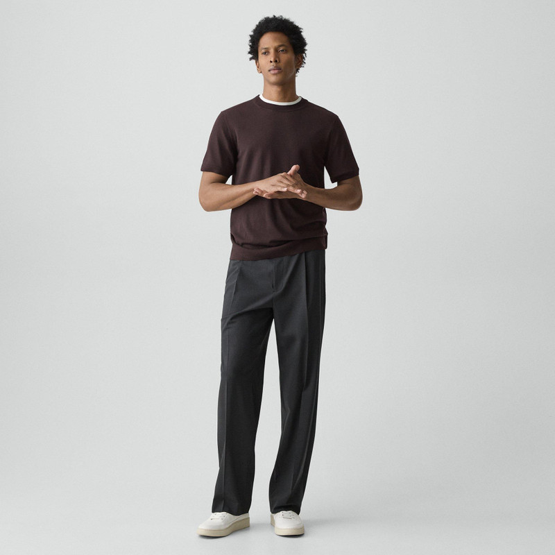 Theory Soris Tee in Regal Wool outlook