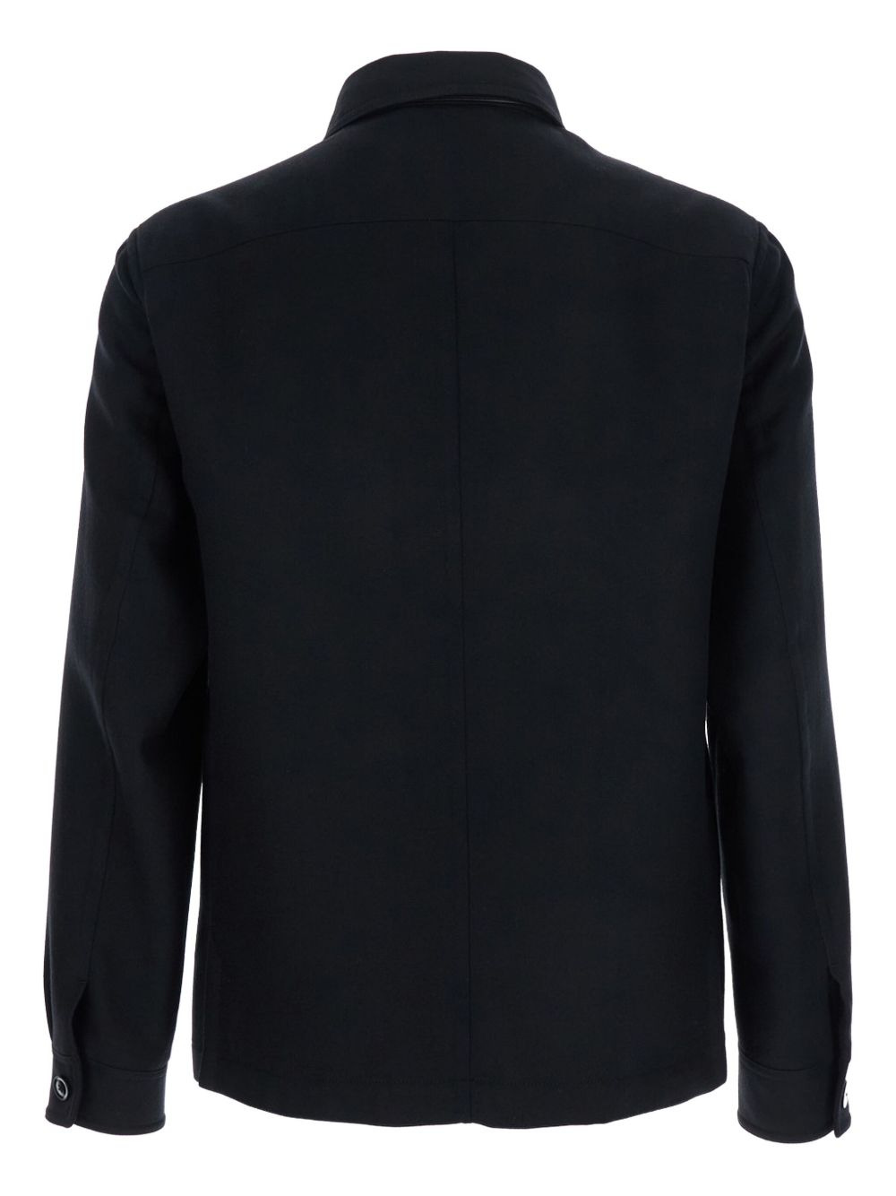 breast-pocket shirt jacket - 2
