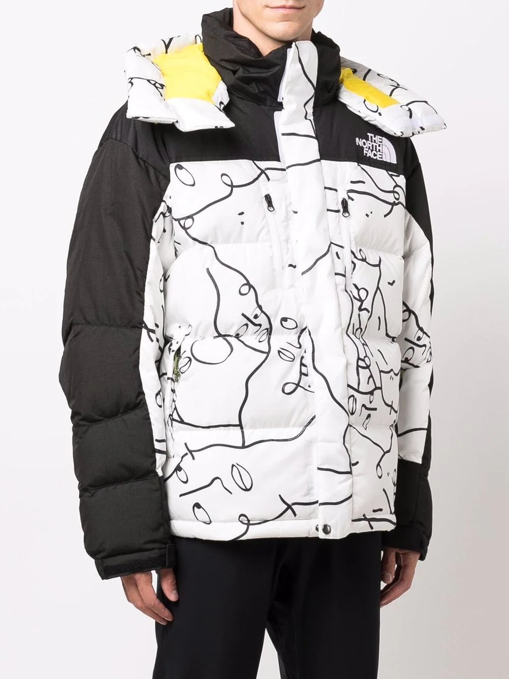 graphic-print puffer jacket - 4