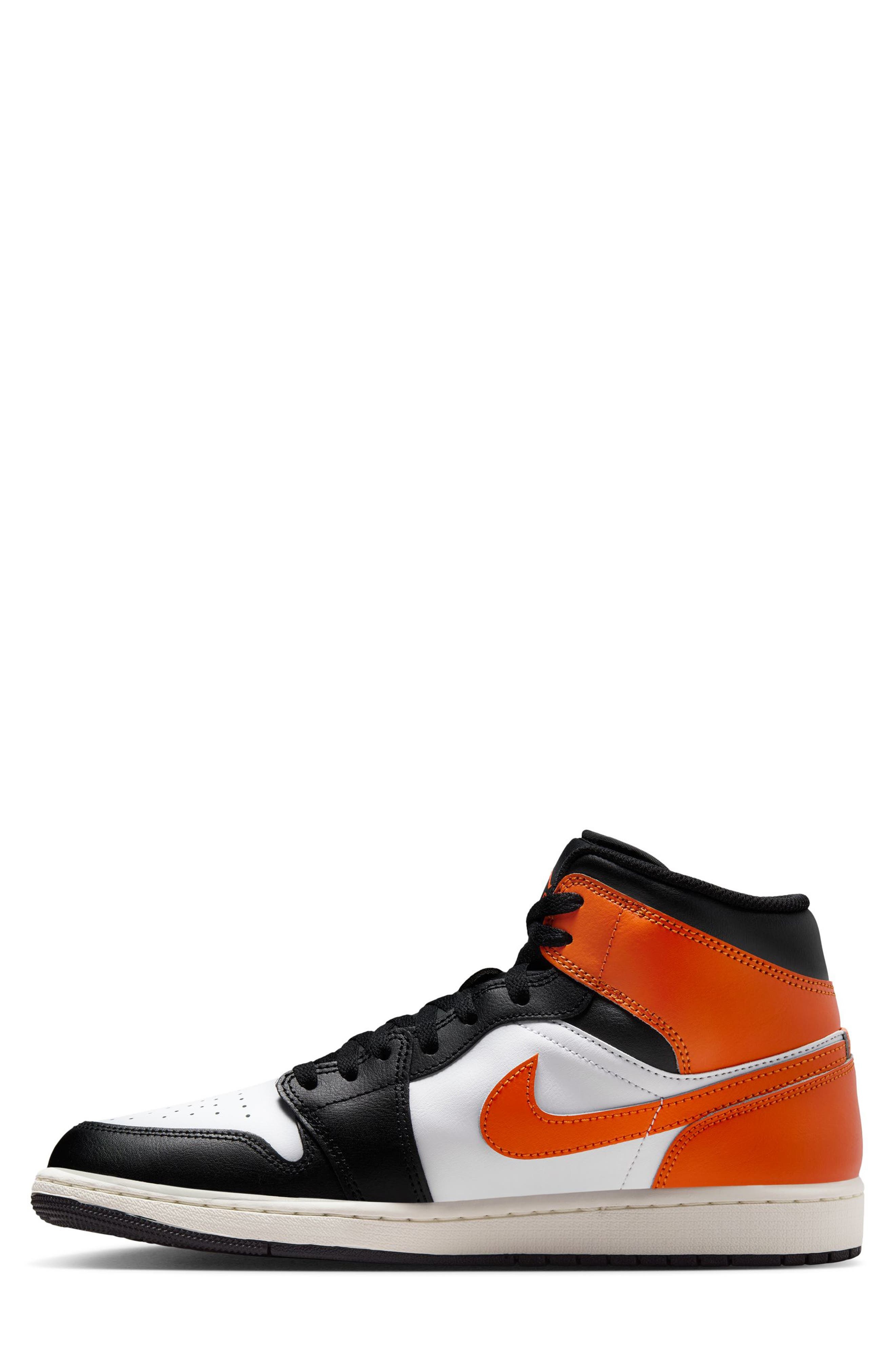 Air Jordan 1 Mid Sneaker in 801 Strfsh/black at Nordstrom - 6