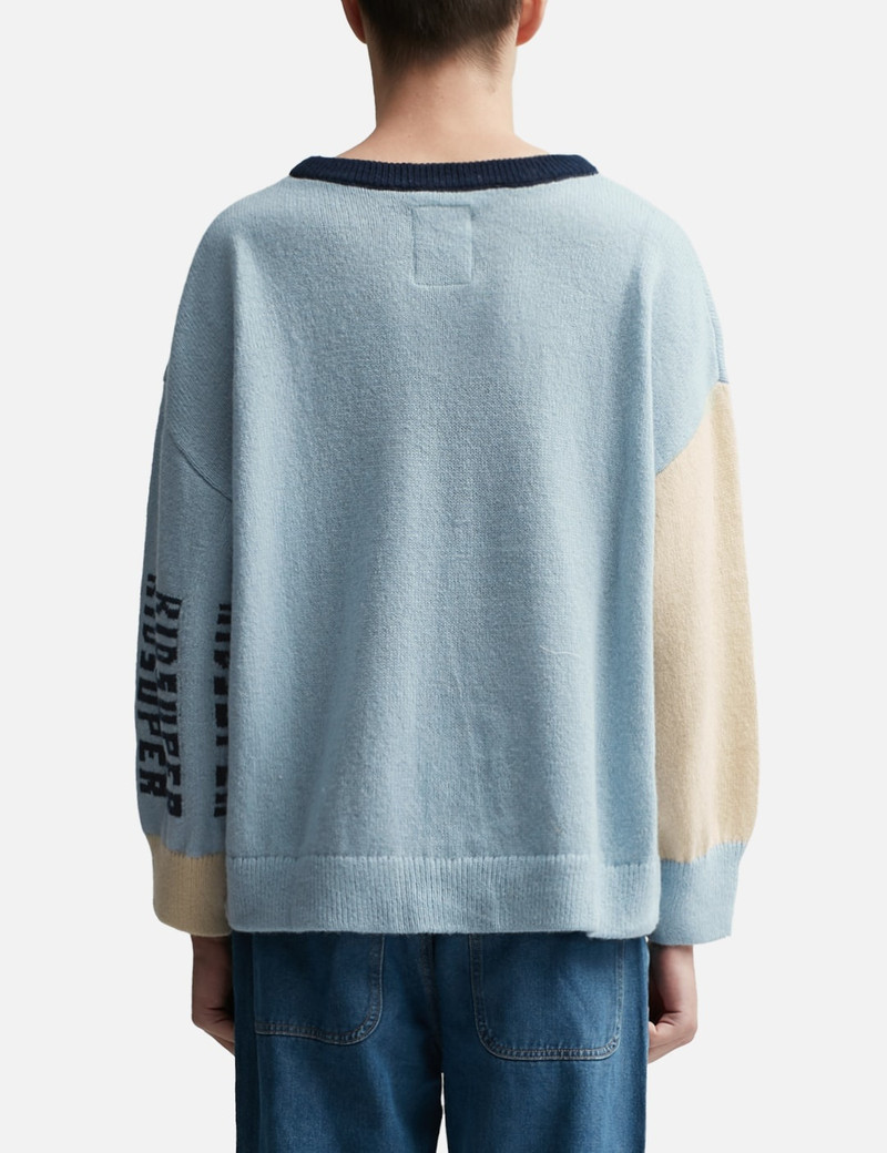 FACE BOXY SWEATER 4