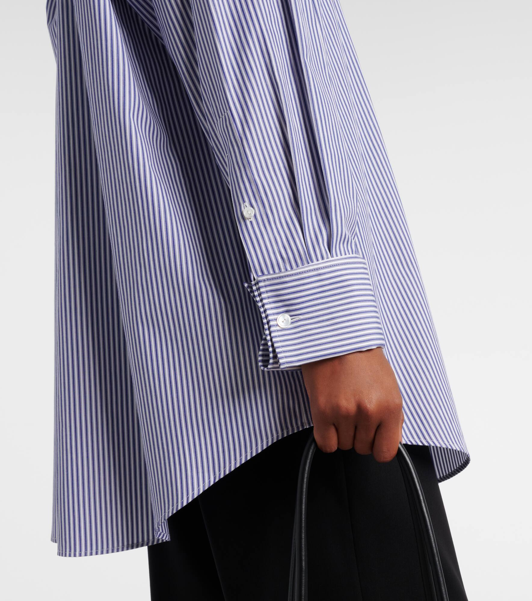 Ment Bengal stripe cotton poplin shirt - 5