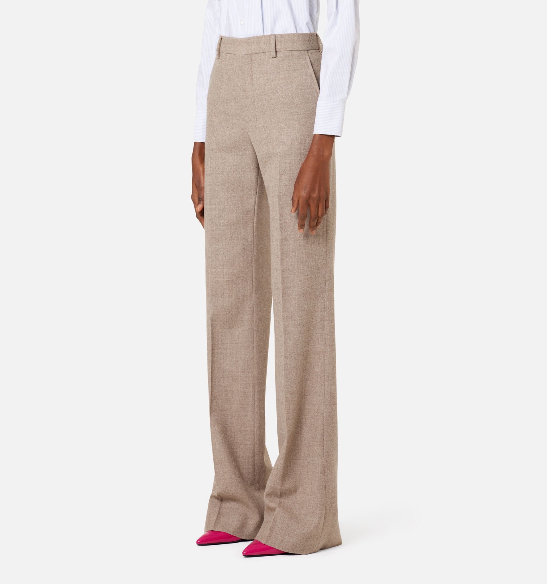 flared tailpored trousers - 4