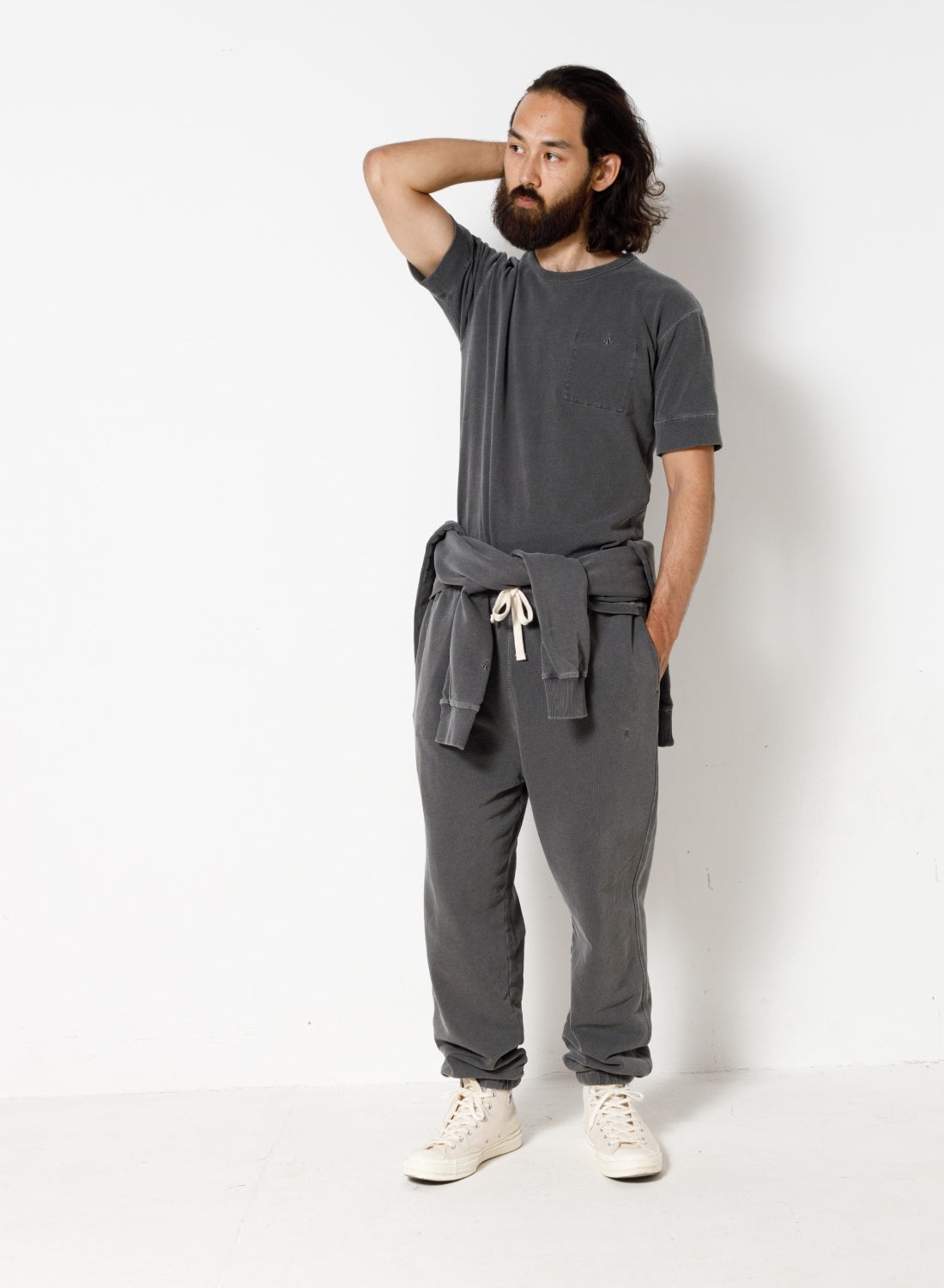 Military Tee in Black - 3
