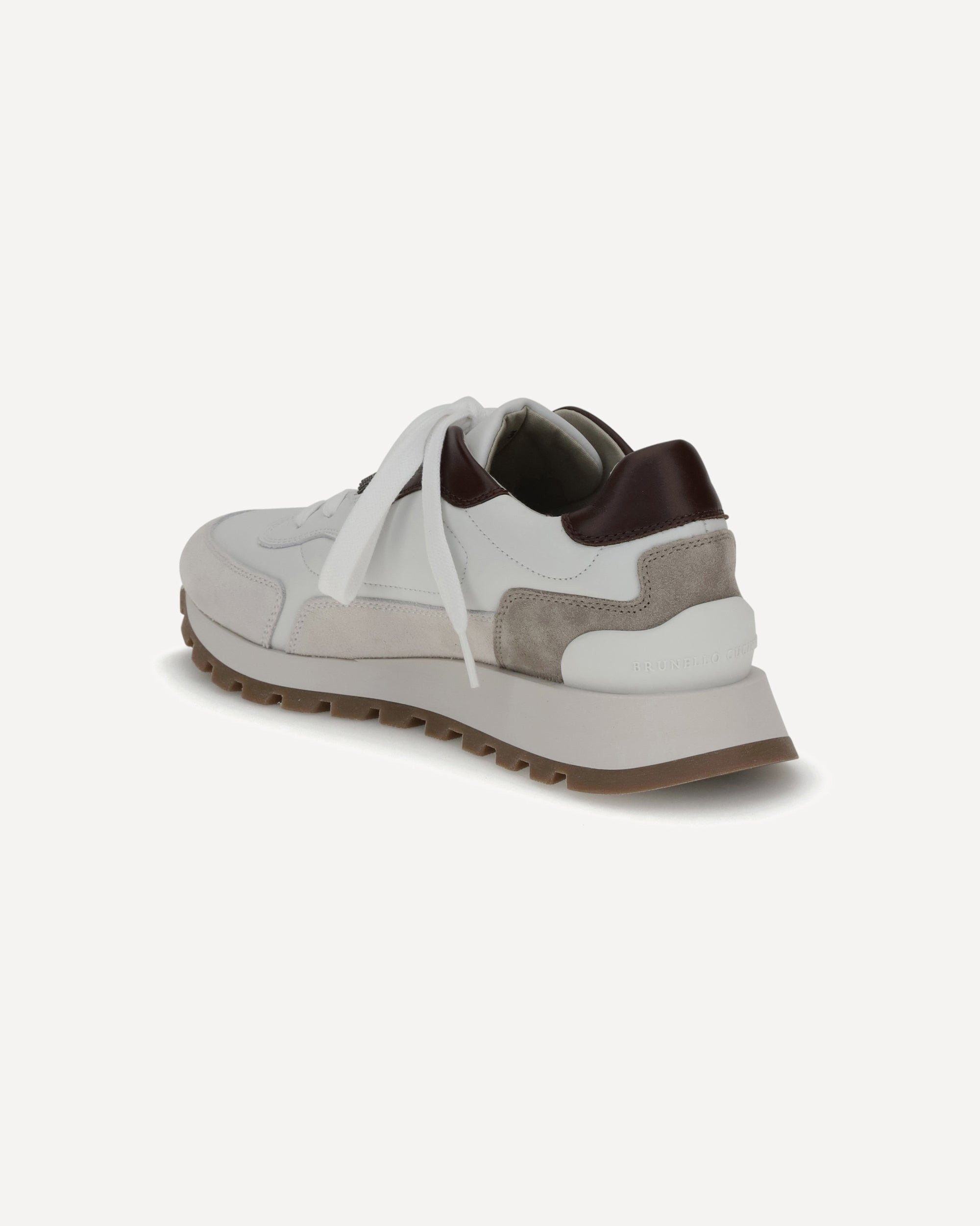 Leather Sneakers with shiny details - 3