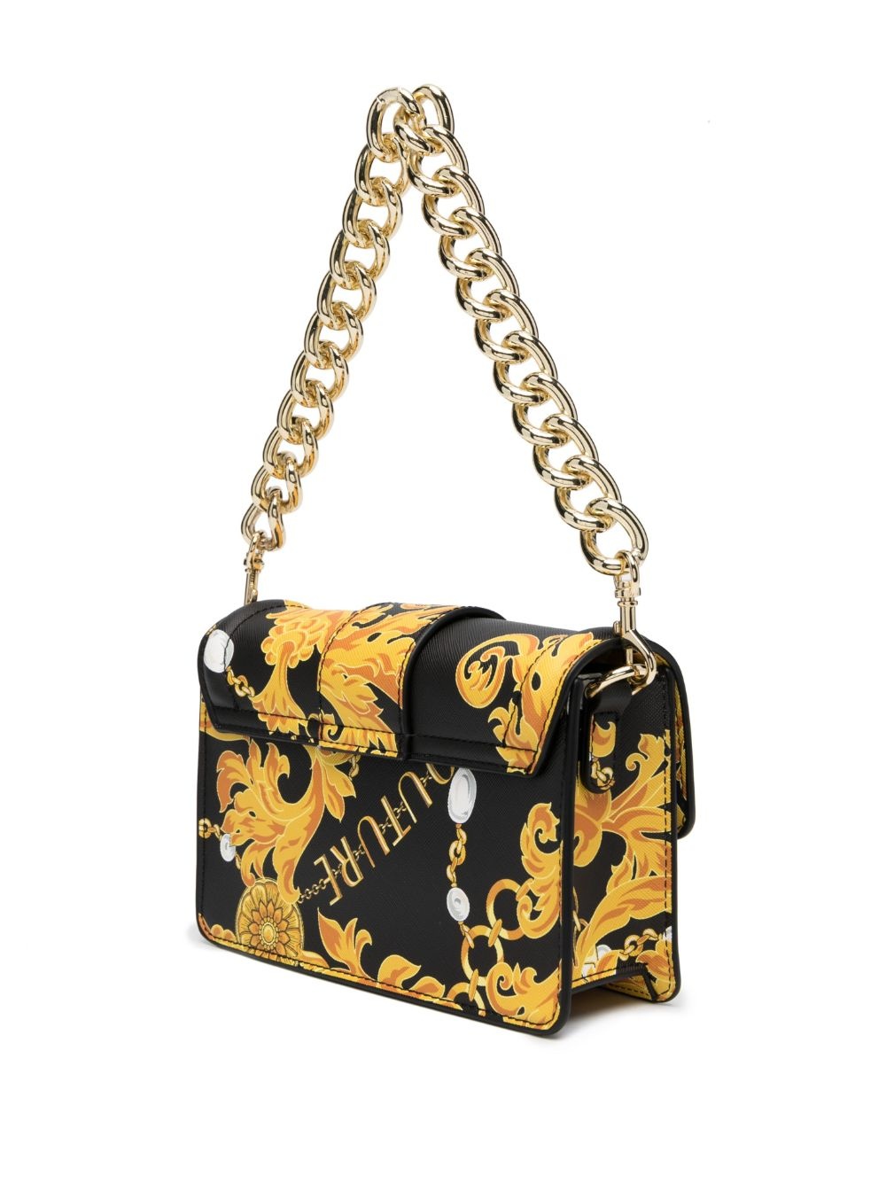 Chain Couture faux-leather crossbody bag - 4