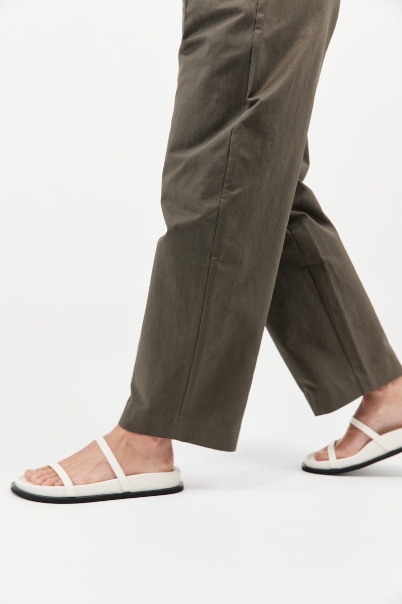 Fine Double Strap Slide - Off White 4