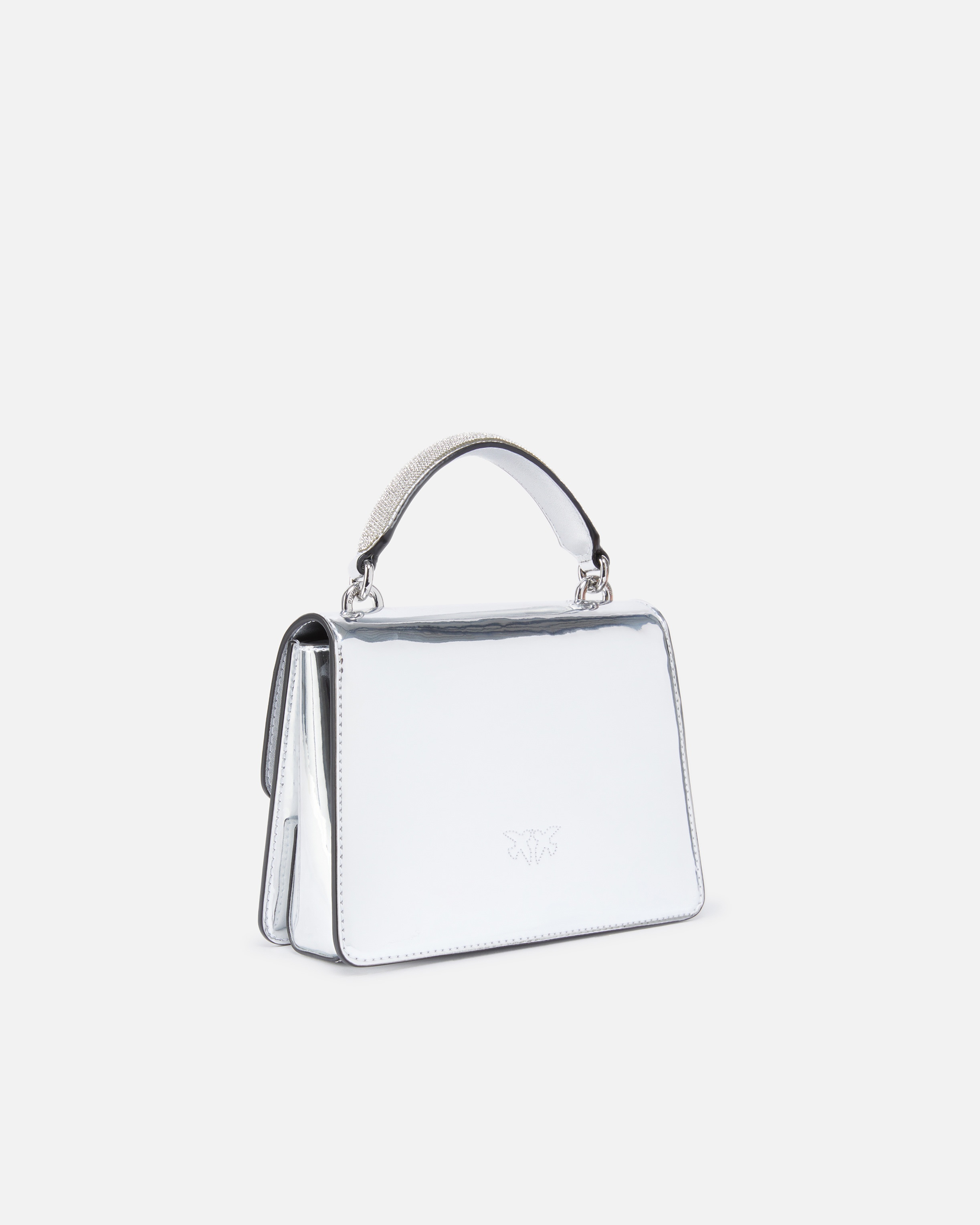 MINI LOVE BAG HANDBAG WITH GOLDEN MIRROR EFFECT - 2