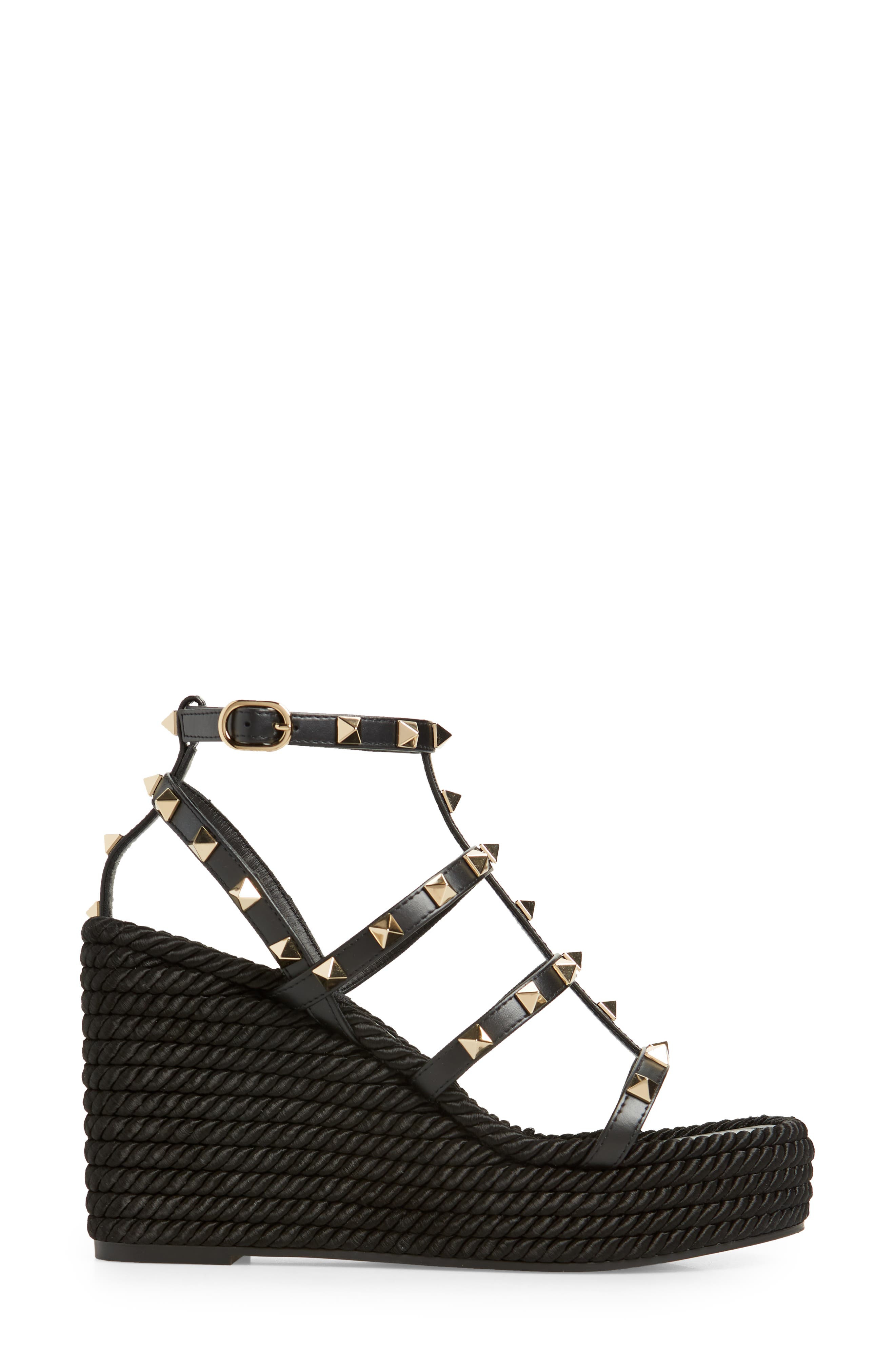 Rockstud Torchon Wedge Sandal - 3