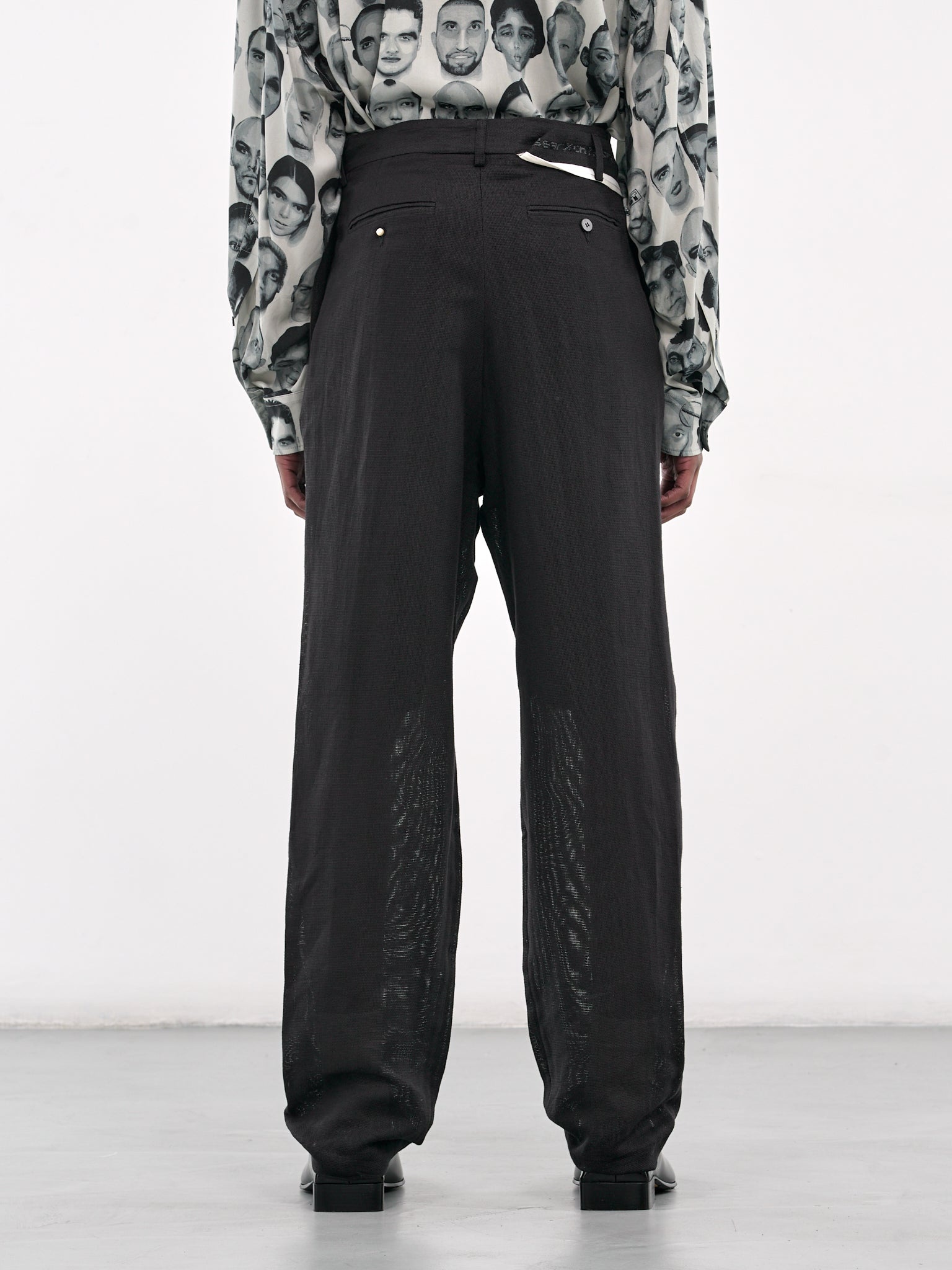 Deconstructed Waistband Trousers - 3
