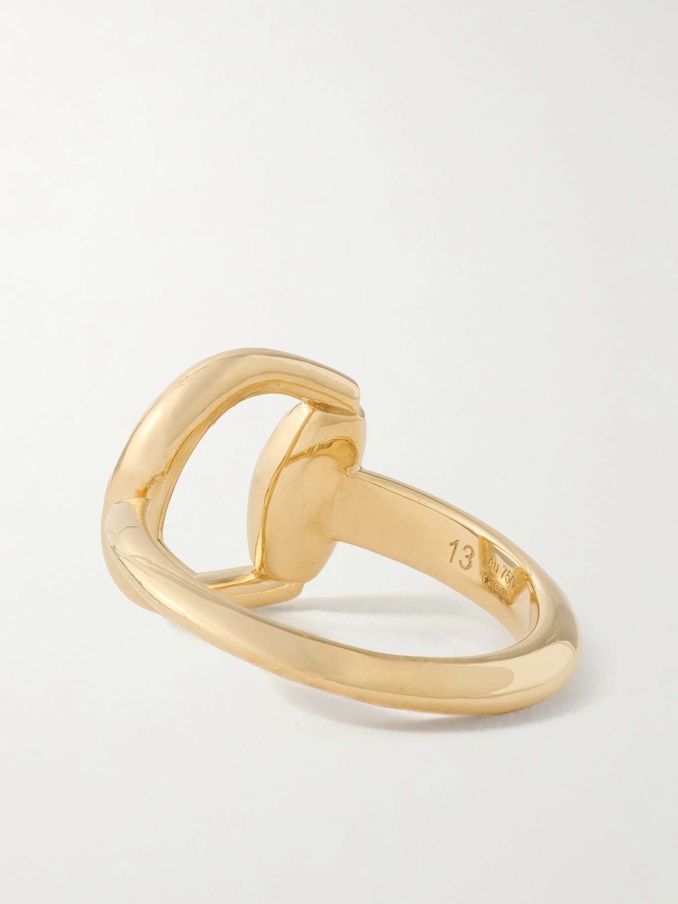 Horsebit 18-karat gold ring - 3