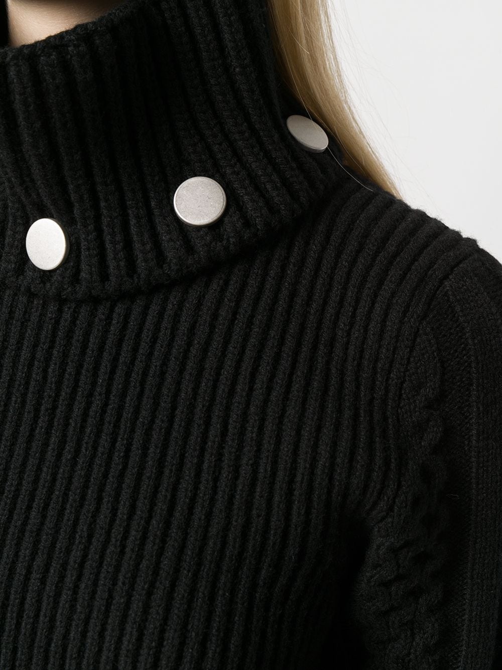 studded ribbed knit jumper - 5