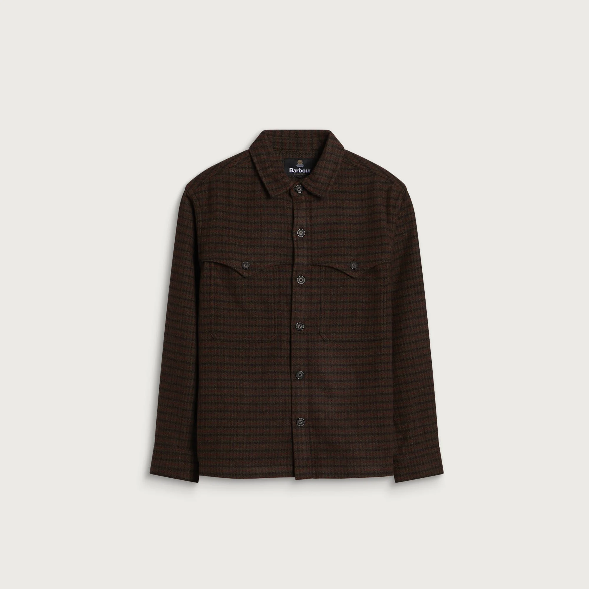Barbour Heritage + Hatfield OS Houndstooth Overshirt - 1