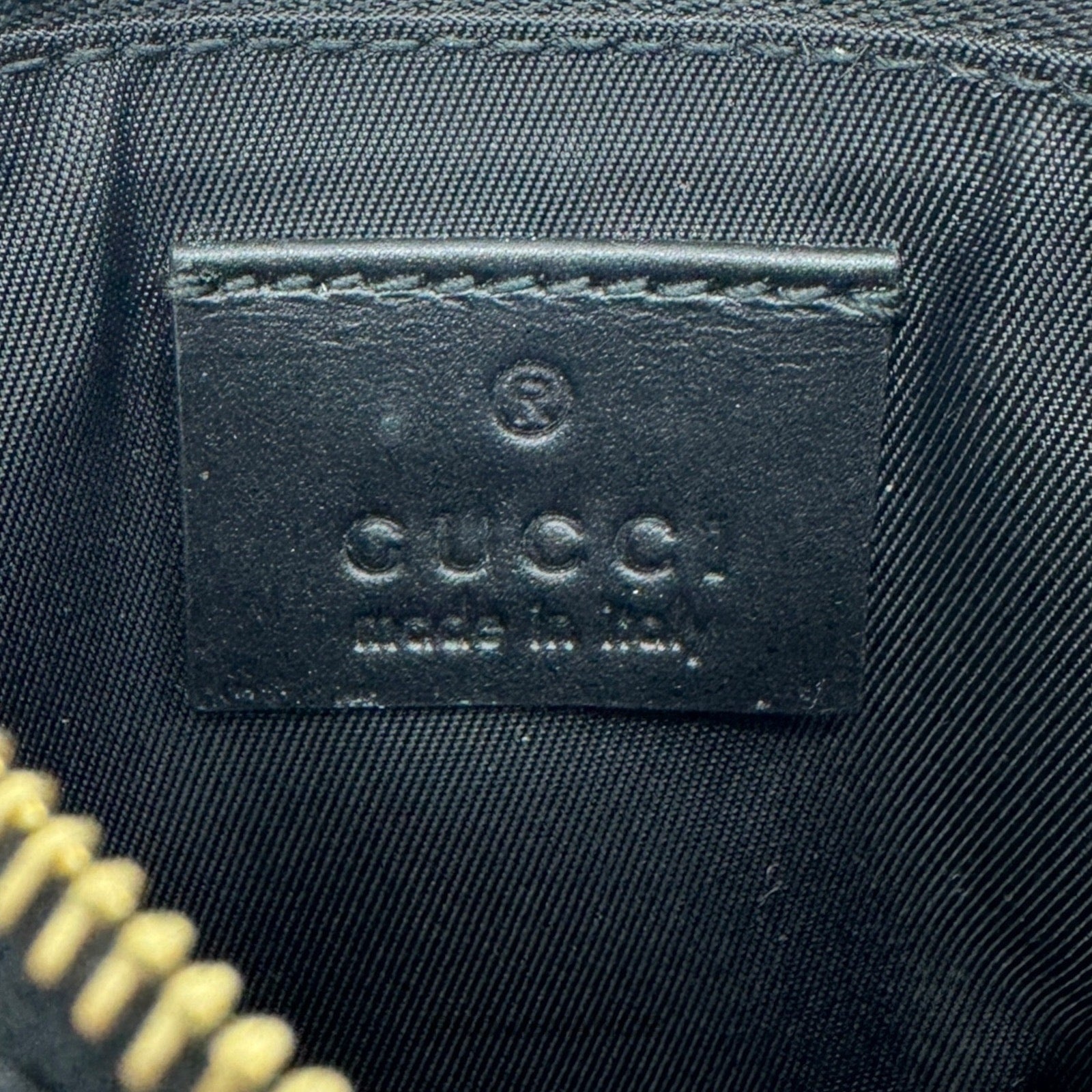 Gucci Key Pouch Cles - Black GG Guccissima Leather - 8