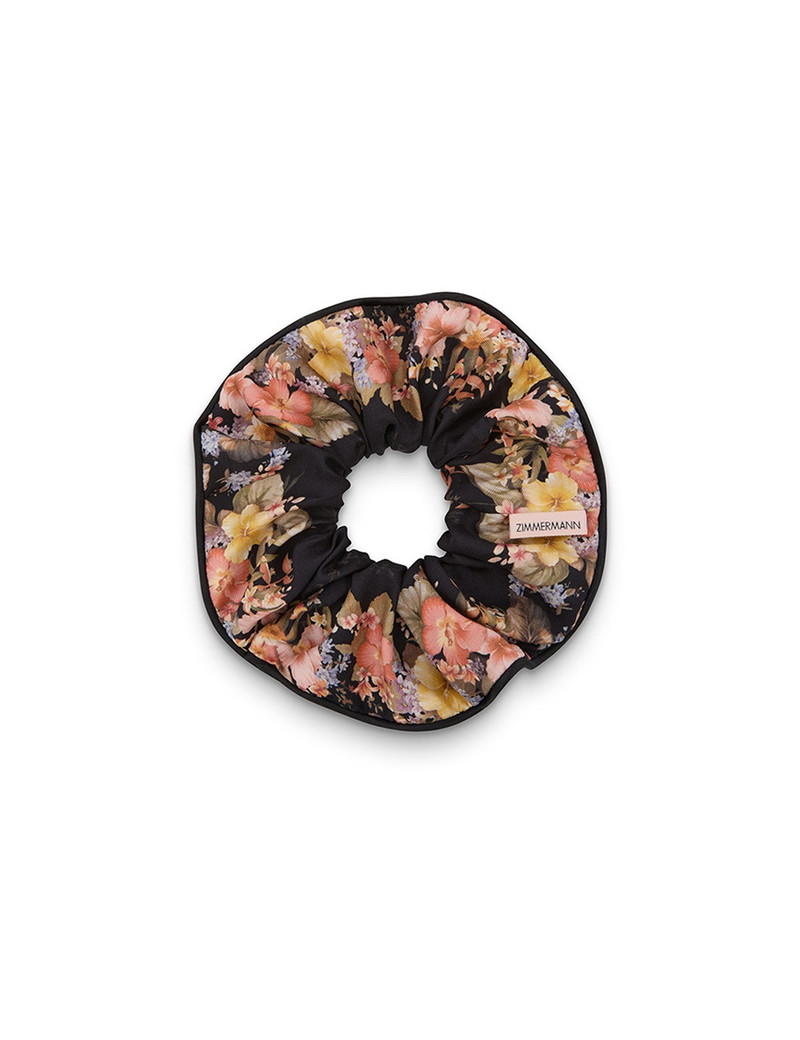 PRINTED SILK SCRUNCHIE 1